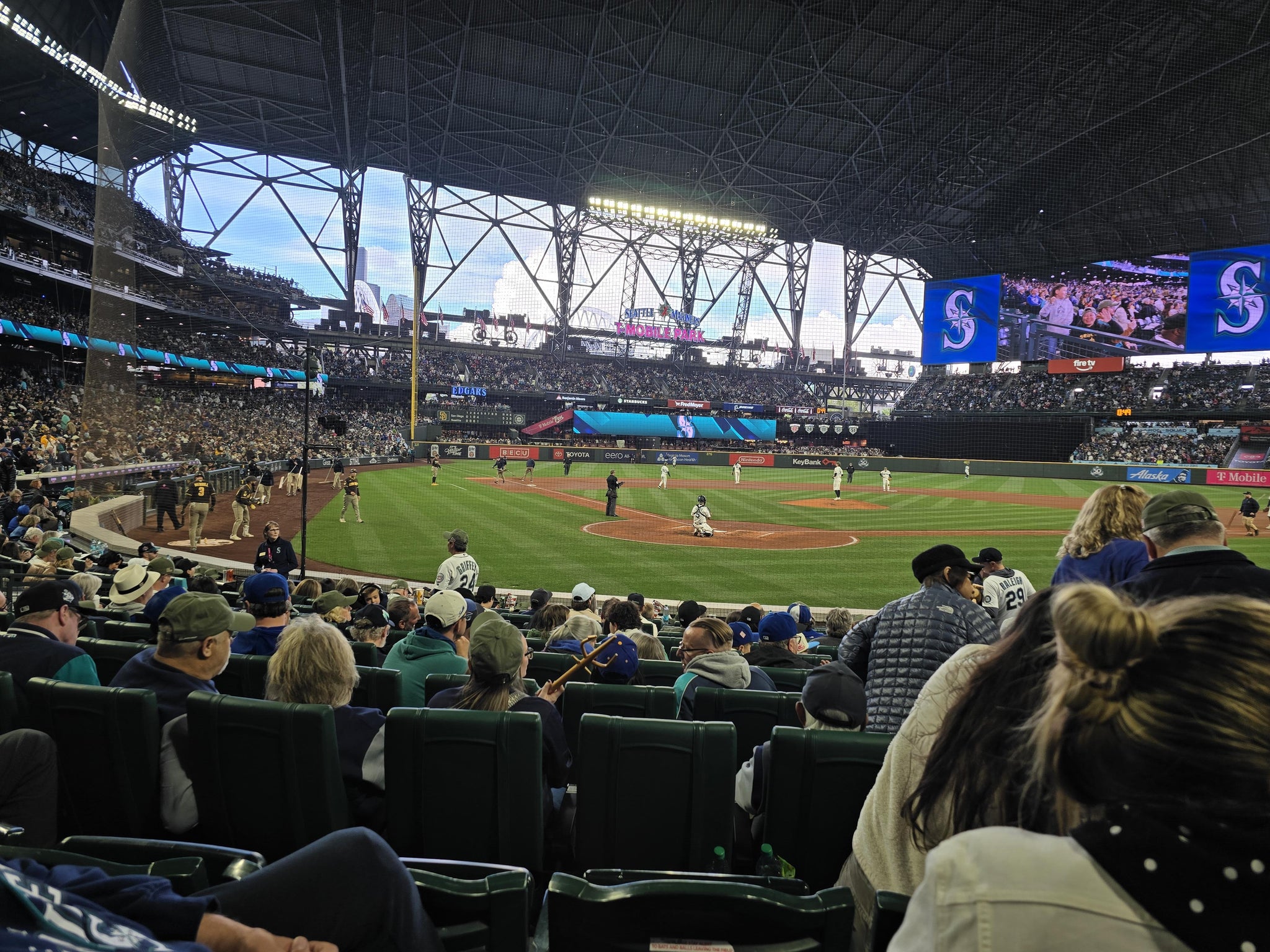Real Fan View taken from Section 127 at T-Mobile Park by Ahn H