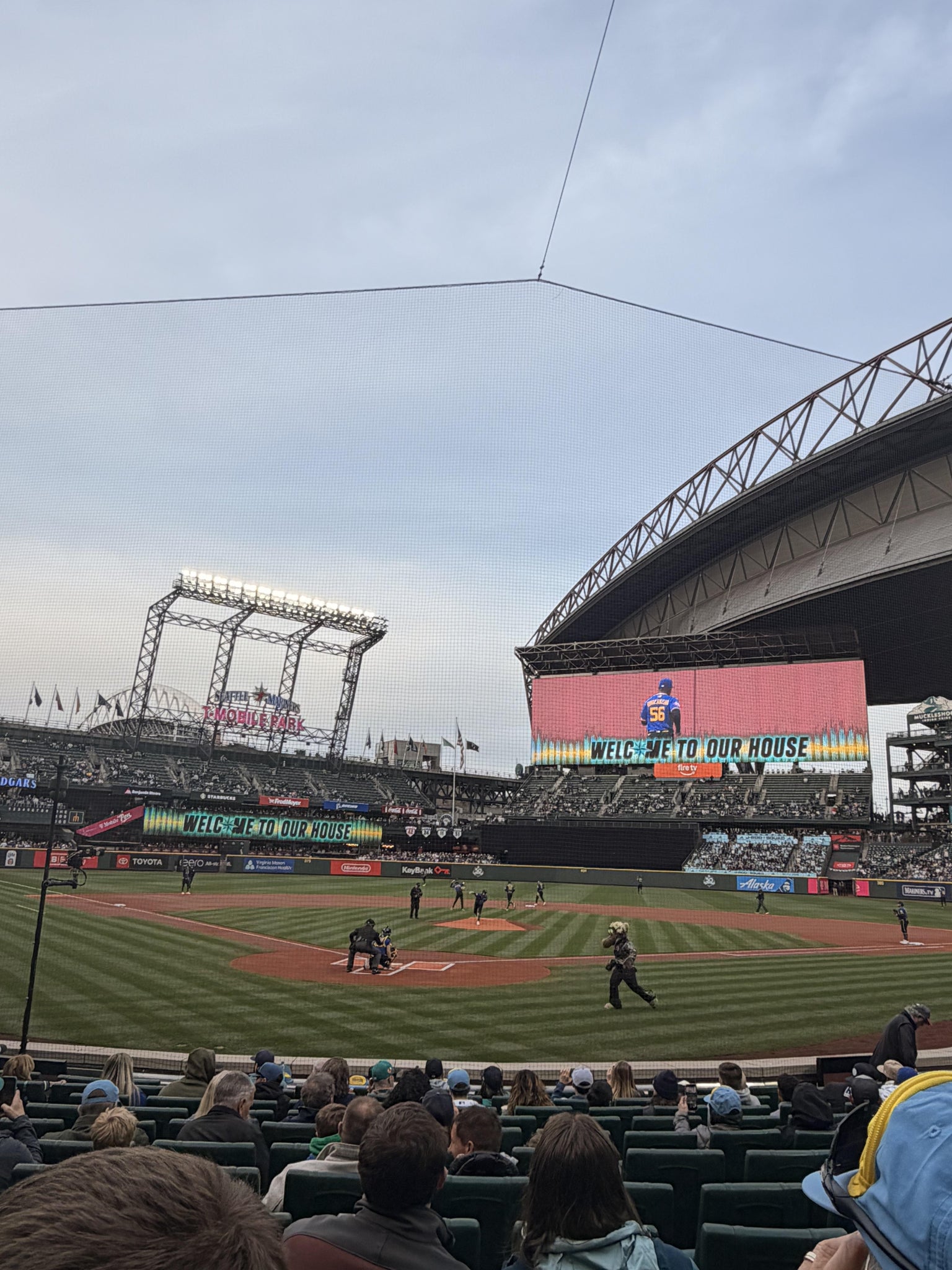 Real Fan View taken from Section 127 at T-Mobile Park by Anonymous User