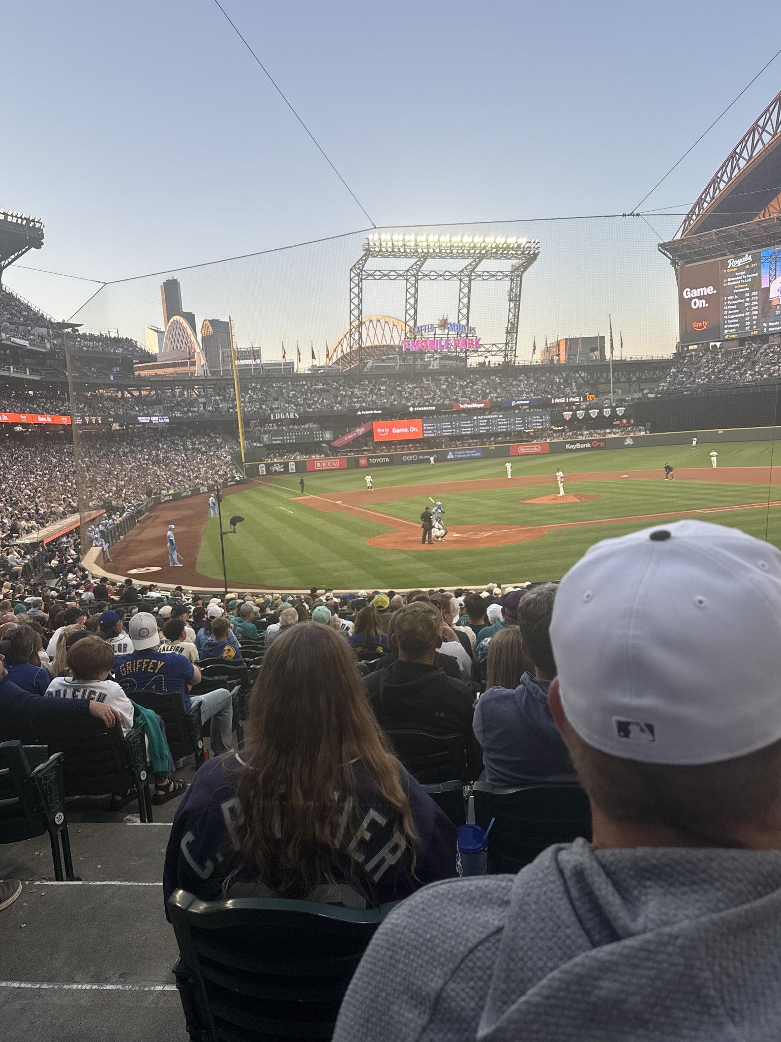 Real Fan View taken from Section 127 at T-Mobile Park by Ashley F