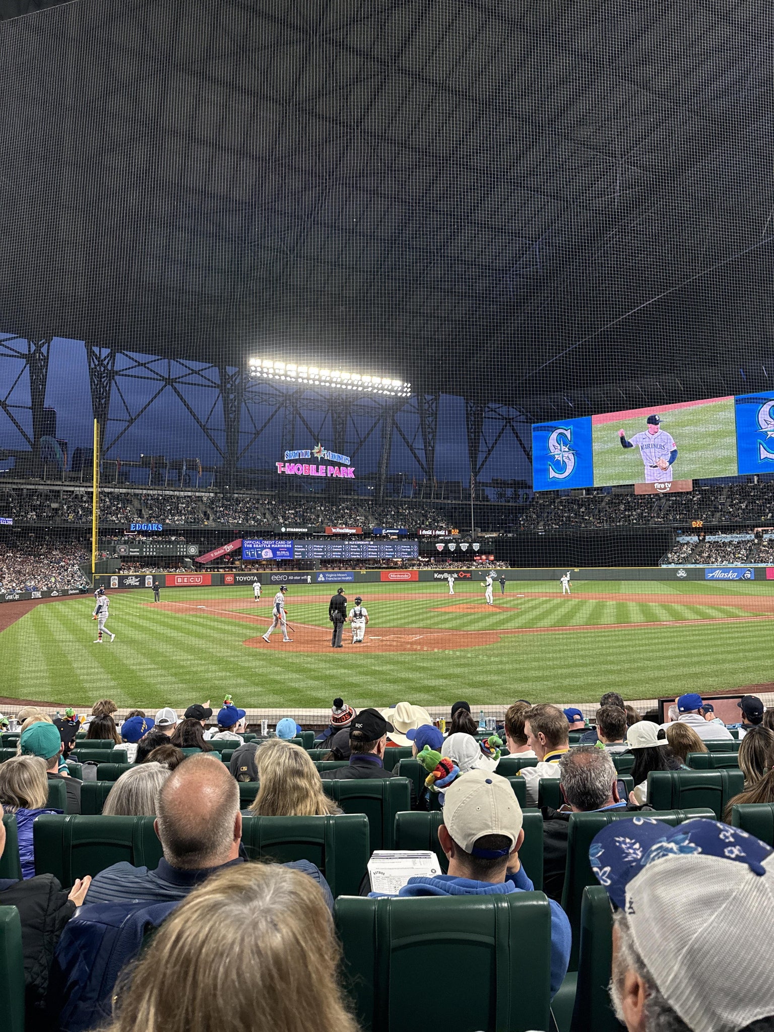 Real Fan View taken from Section 127 at T-Mobile Park by Ellyse B