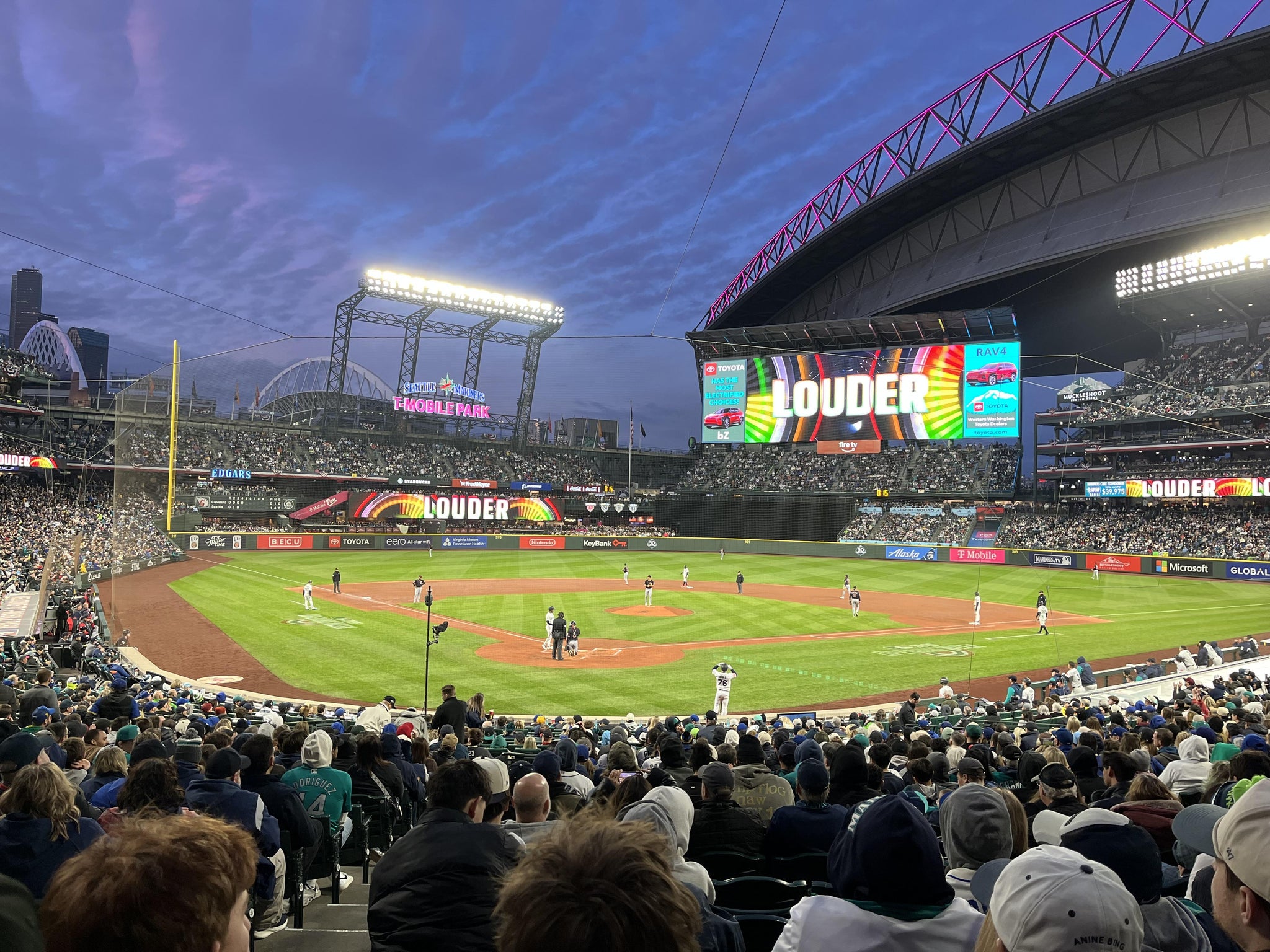 Real Fan View taken from Section 128 at T-Mobile Park by Jennifer W