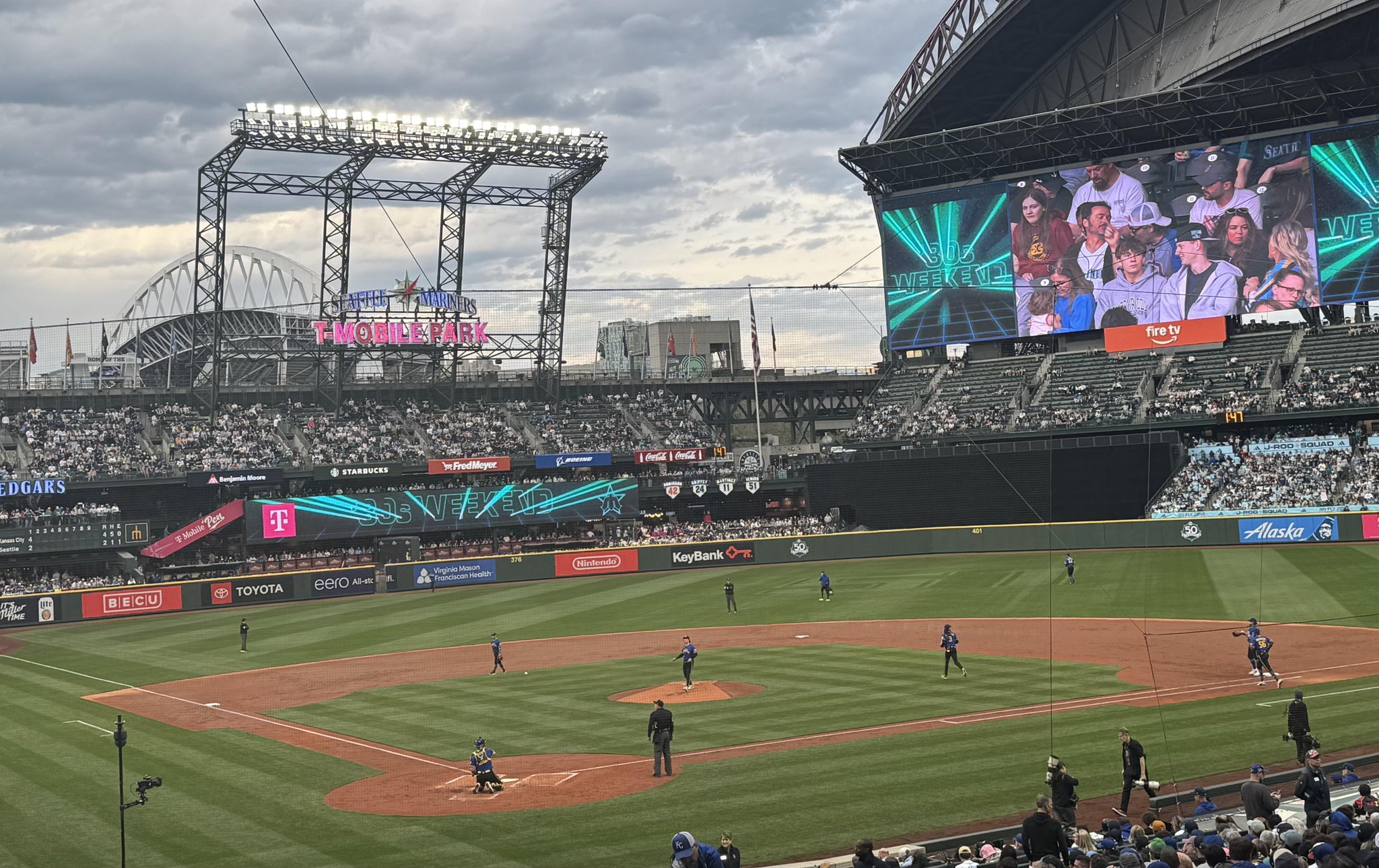 Real Fan View taken from Section 128 at T-Mobile Park by Aimee B