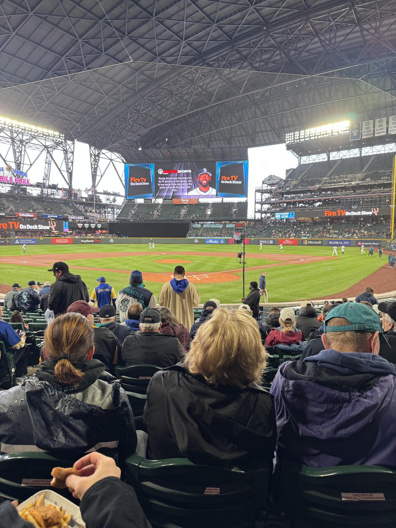 Real Fan View taken from Section 131 at T-Mobile Park by Francis T
