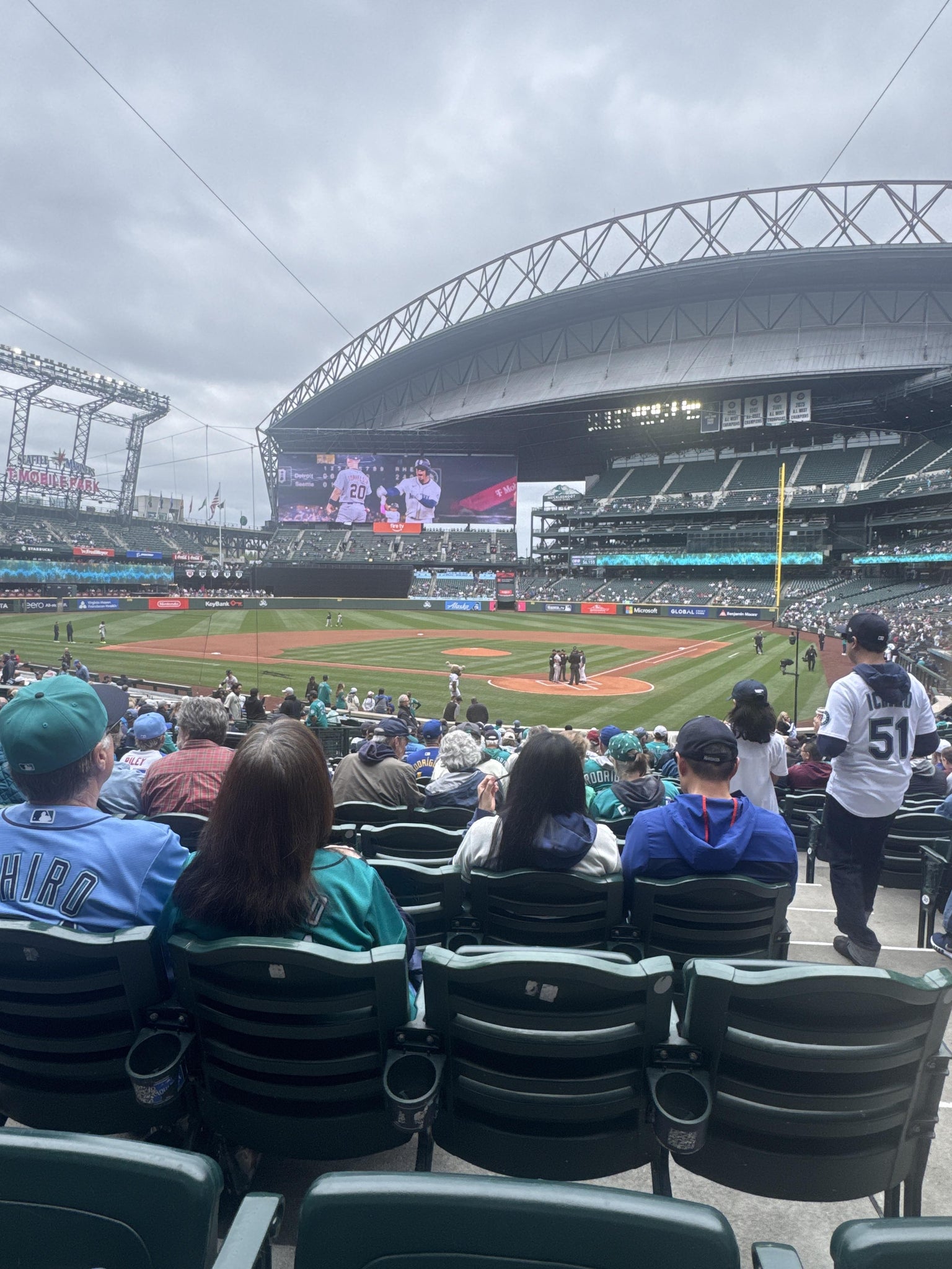 Real Fan View taken from Section 133 at T-Mobile Park by Scott H