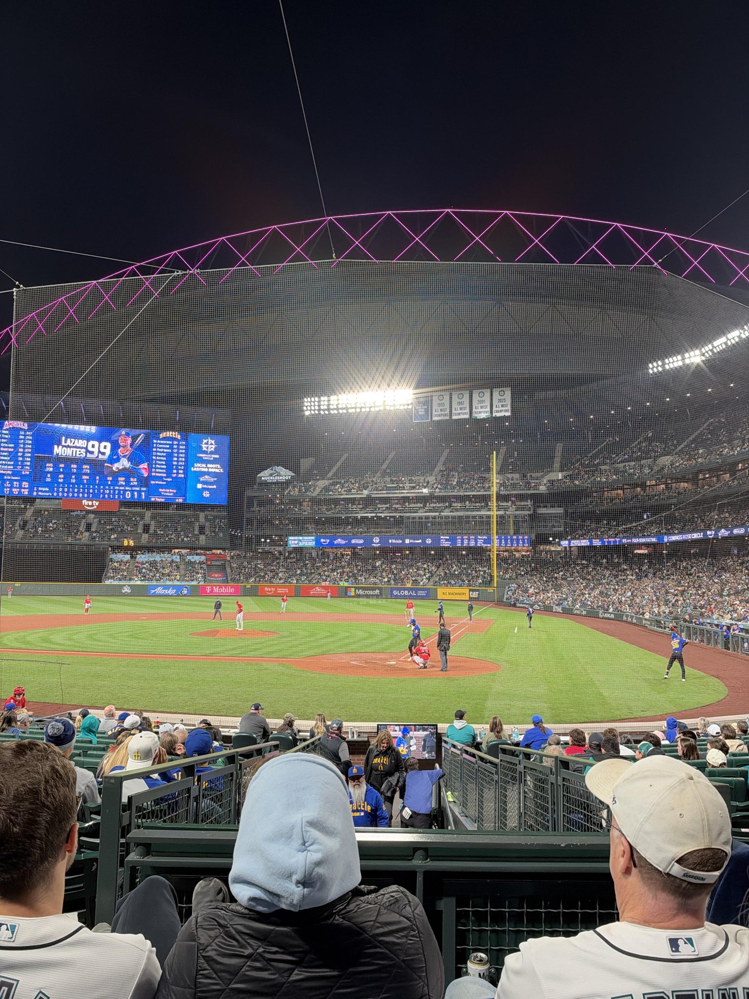 Real Fan View taken from Section 134 at T-Mobile Park by Jose G