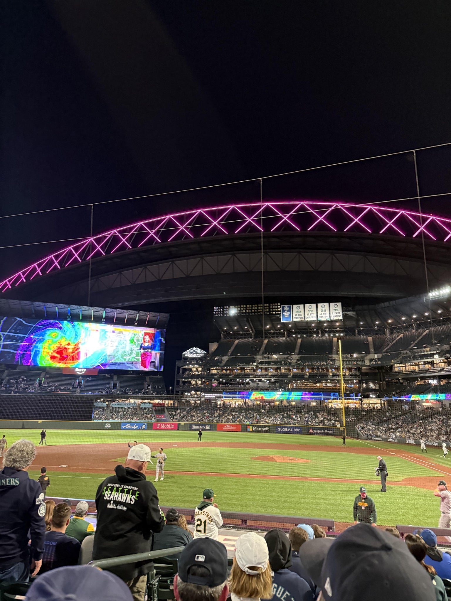 Real Fan View taken from Section 136 at T-Mobile Park by Trinity M