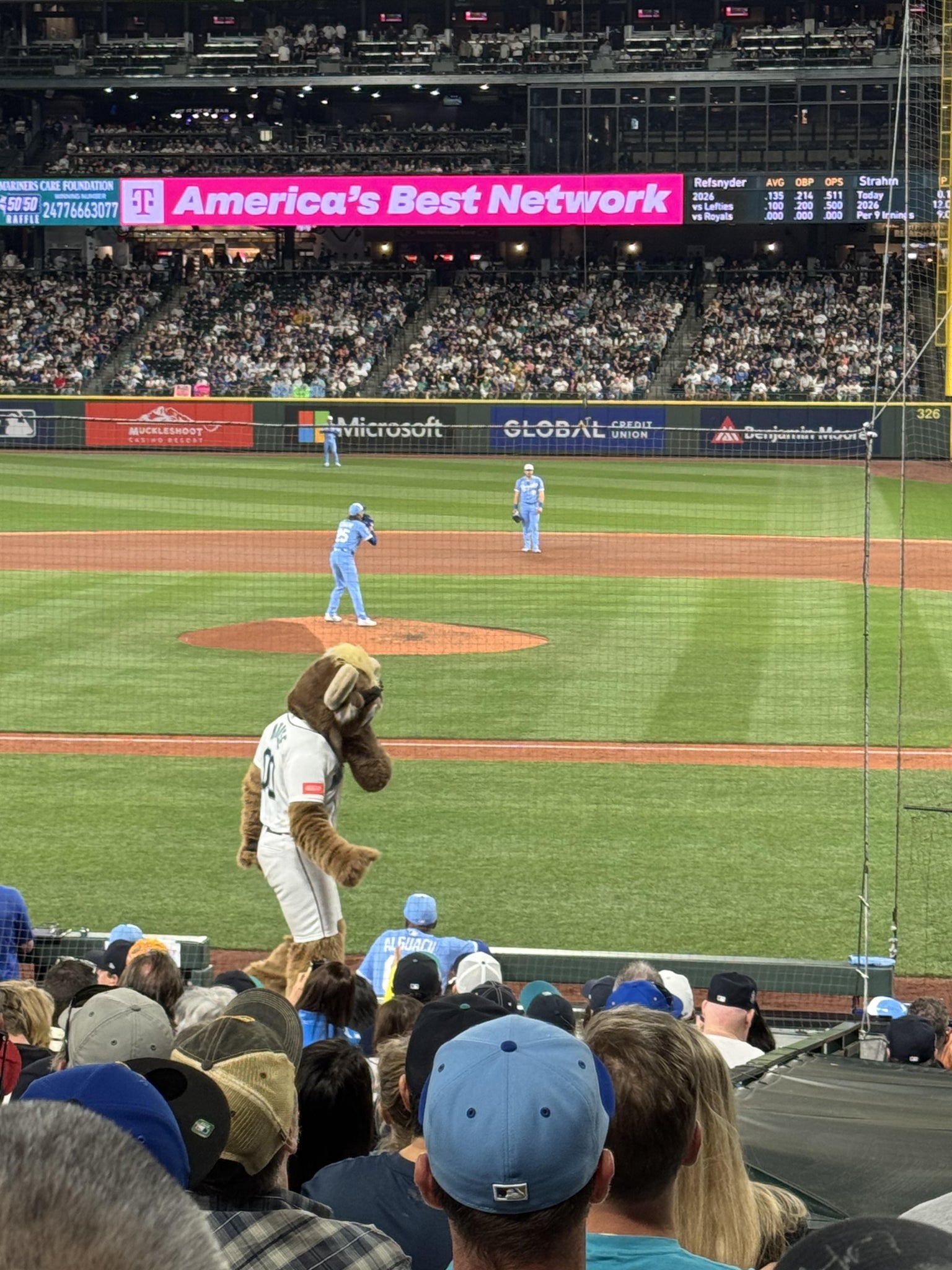 Real Fan View taken from Section 136 at T-Mobile Park by Kayleigh N