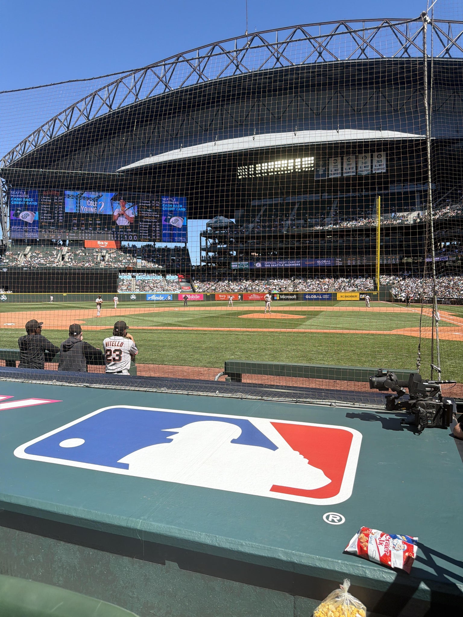 Real Fan View taken from Section 136 at T-Mobile Park by Gretta N