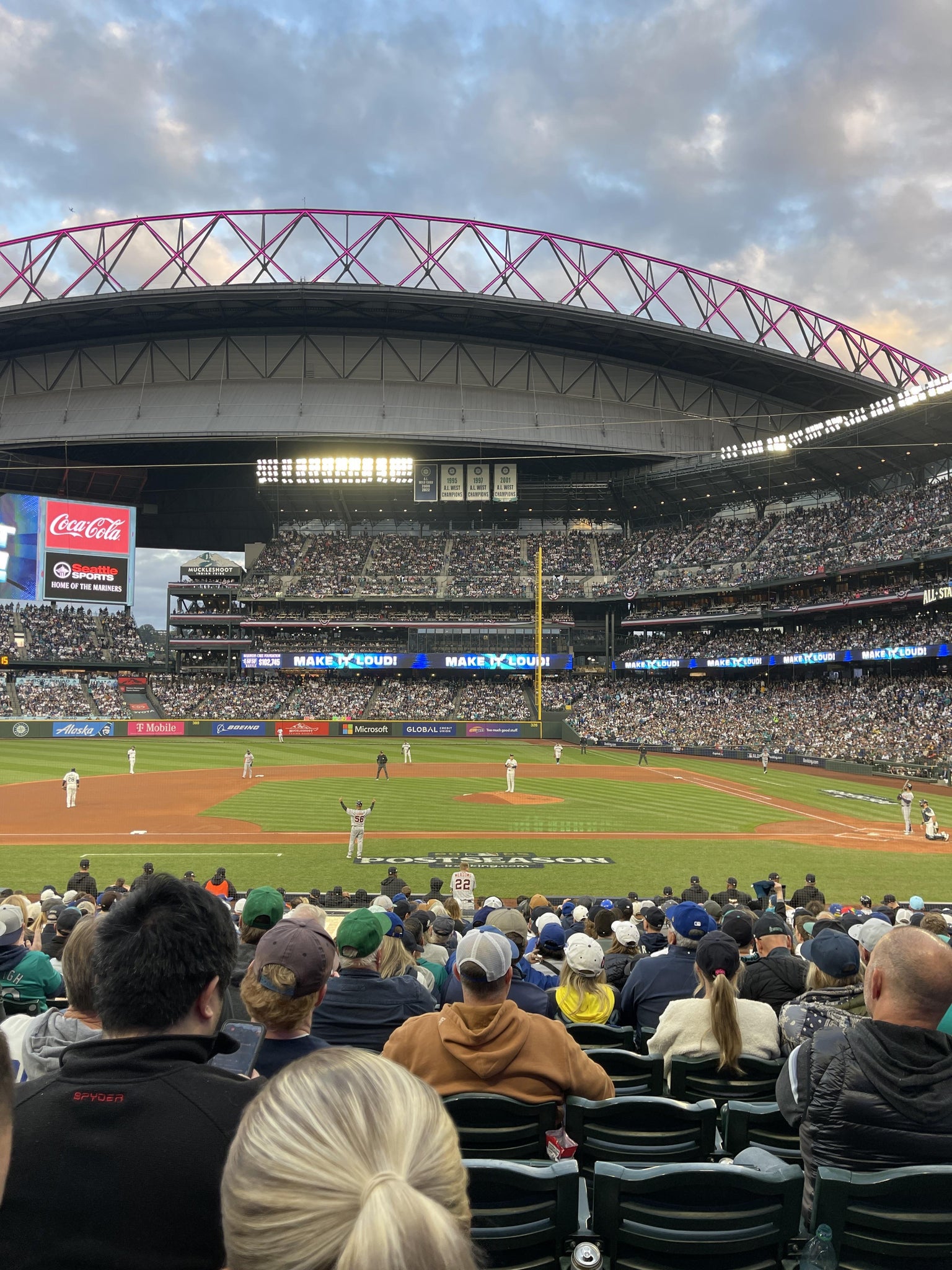 Real Fan View taken from Section 137 at T-Mobile Park by Tara B