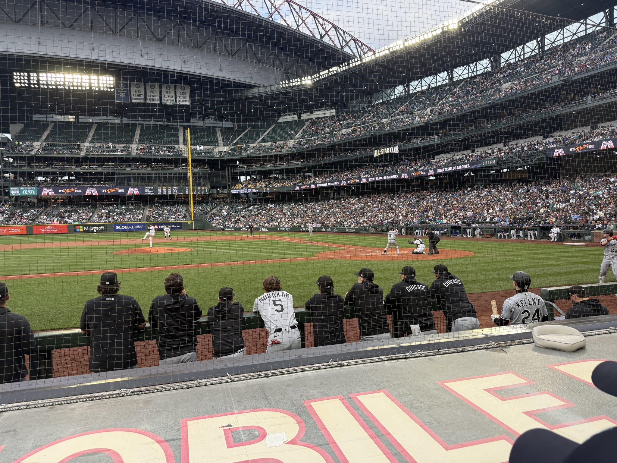 Real Fan View taken from Section 137 at T-Mobile Park by Wayne T