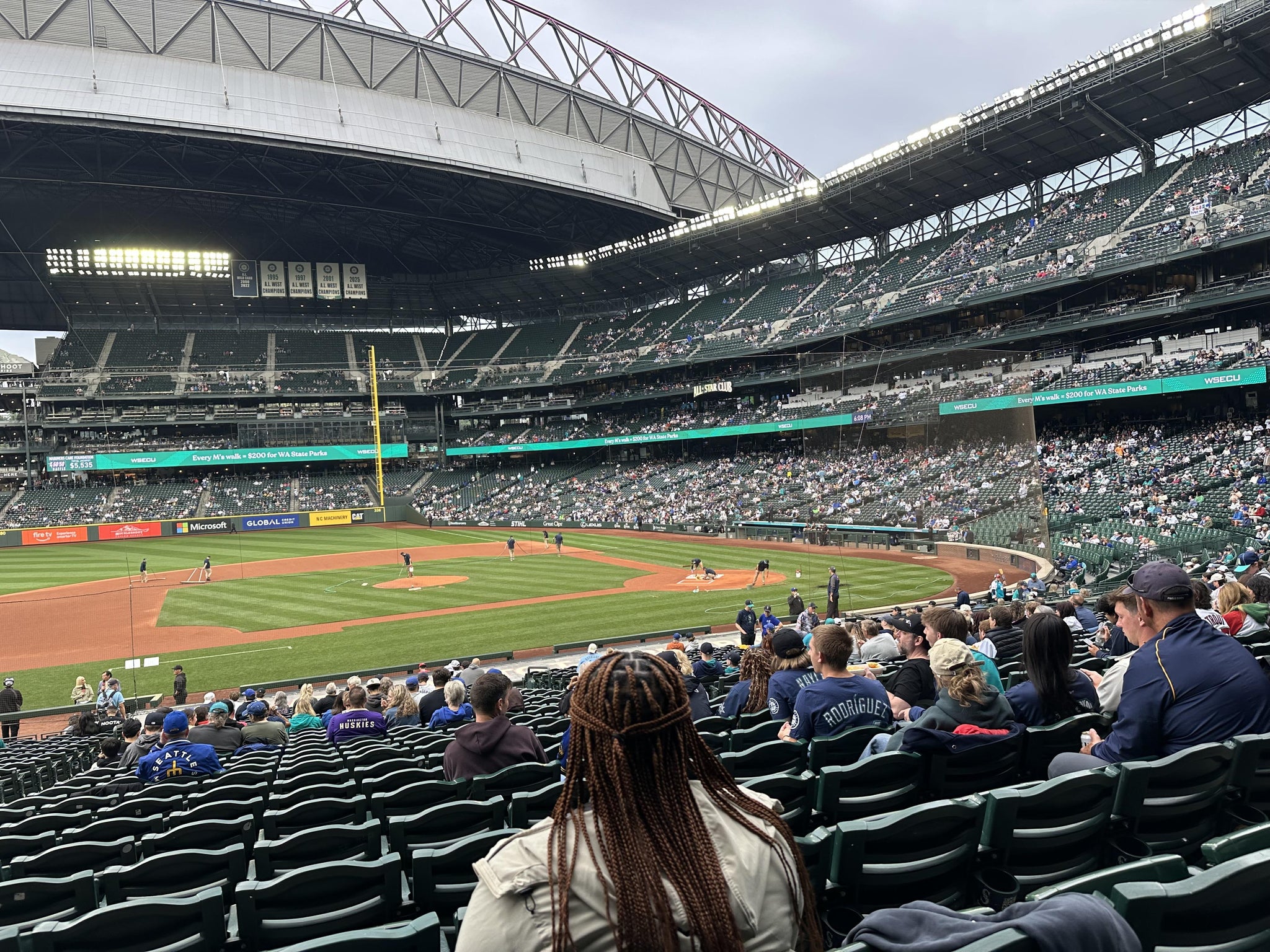 Real Fan View taken from Section 138 at T-Mobile Park by Austin L