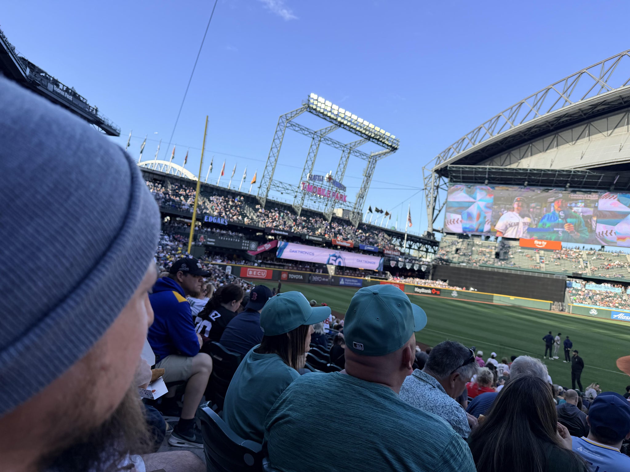 Real Fan View taken from Section 139 at T-Mobile Park by Anne T