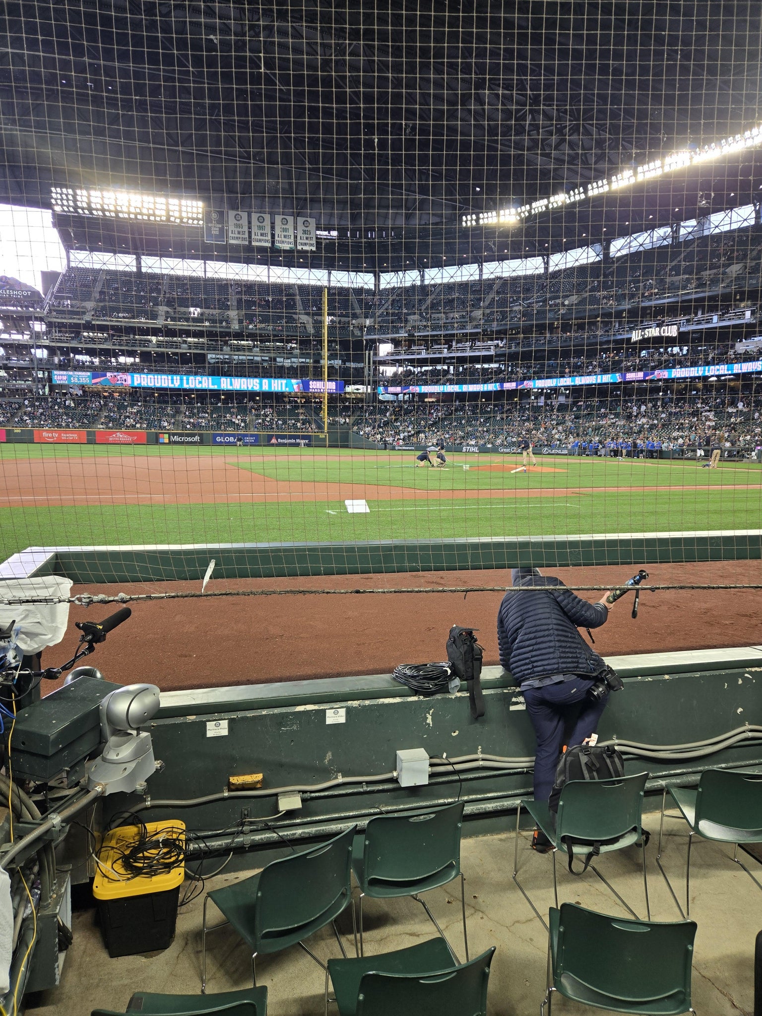 Real Fan View taken from Section 139 at T-Mobile Park by Anonymous User