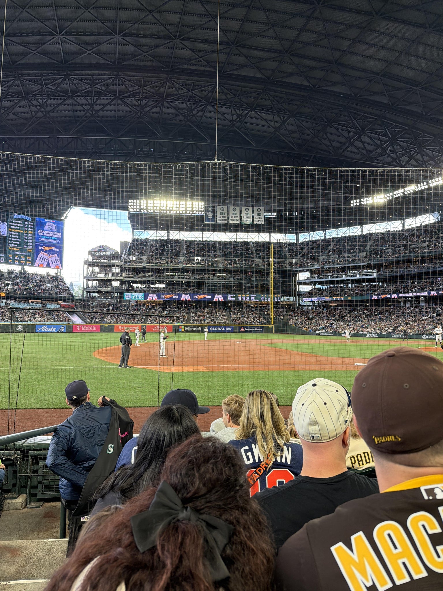 Real Fan View taken from Section 140 at T-Mobile Park by Cindy K