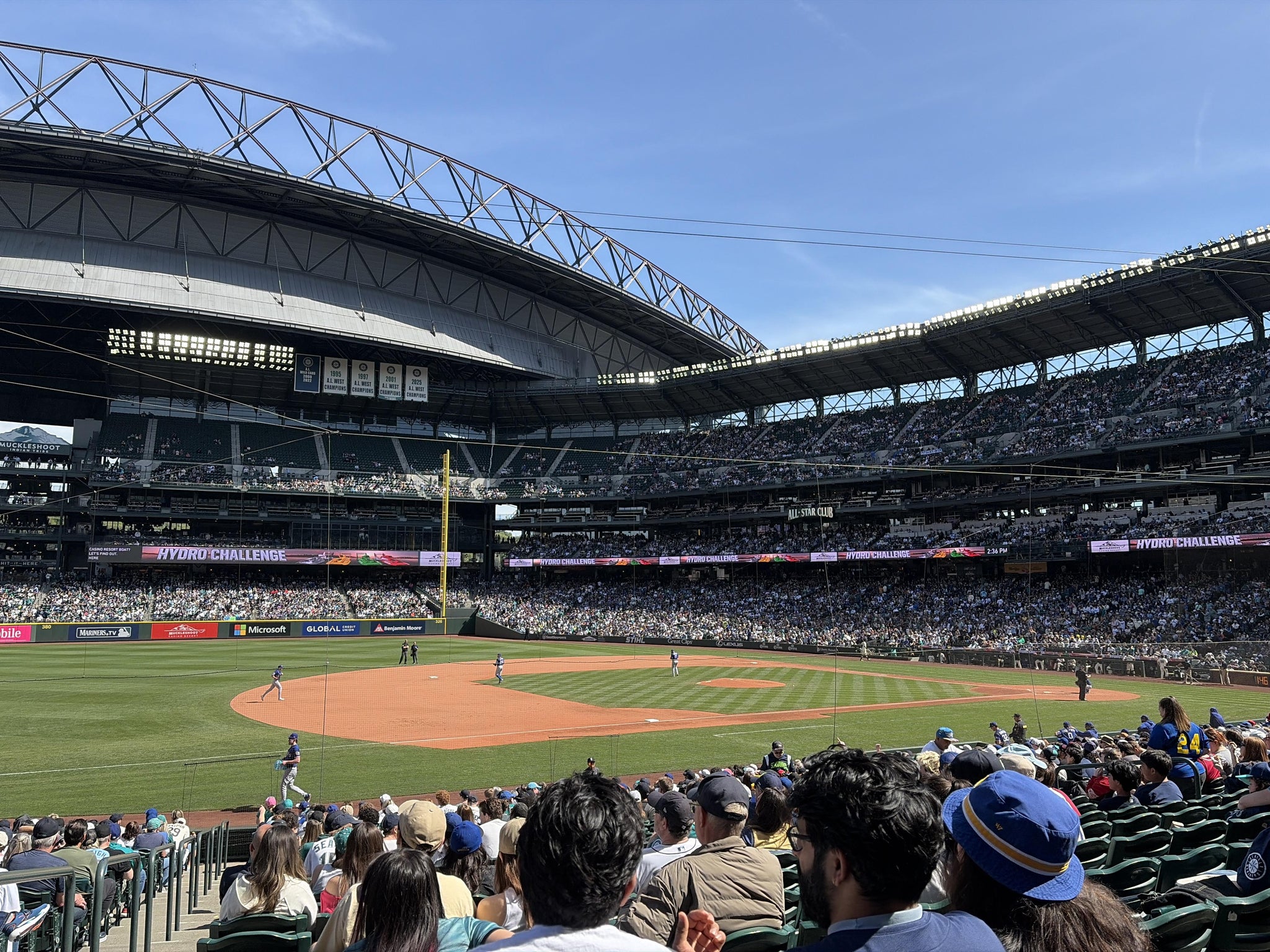 Real Fan View taken from Section 141 at T-Mobile Park by Marina T