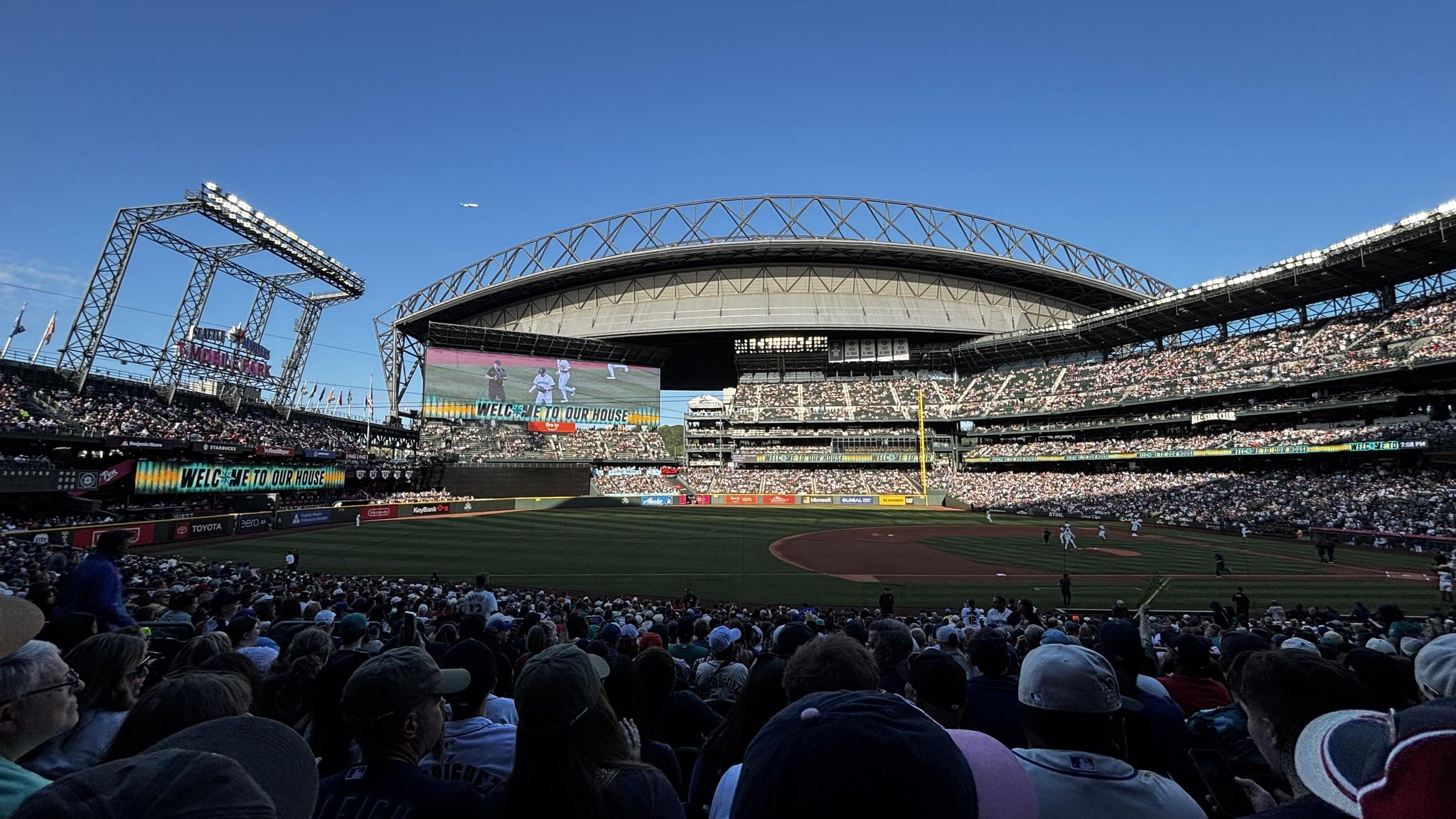 Real Fan View taken from Section 141 at T-Mobile Park by Eric P