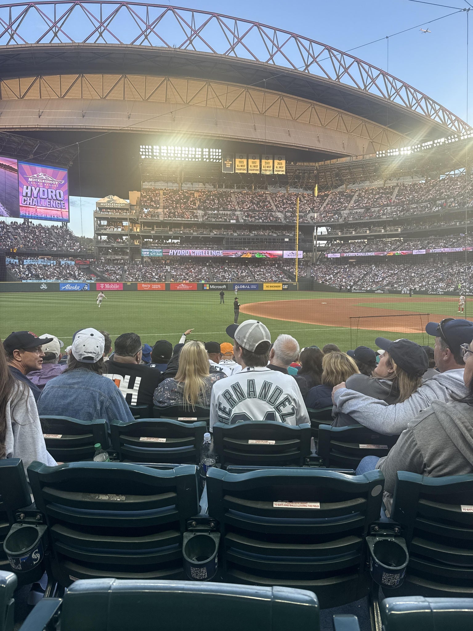 Real Fan View taken from Section 142 at T-Mobile Park by Anonymous User