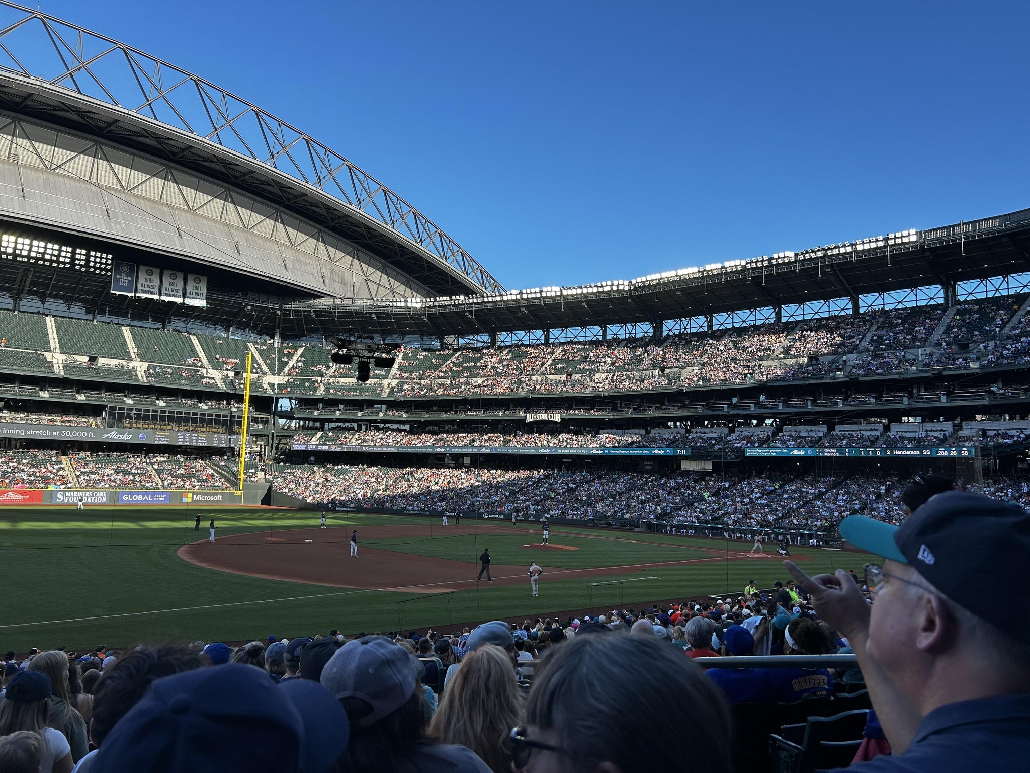 Real Fan View taken from Section 143 at T-Mobile Park by Megan F