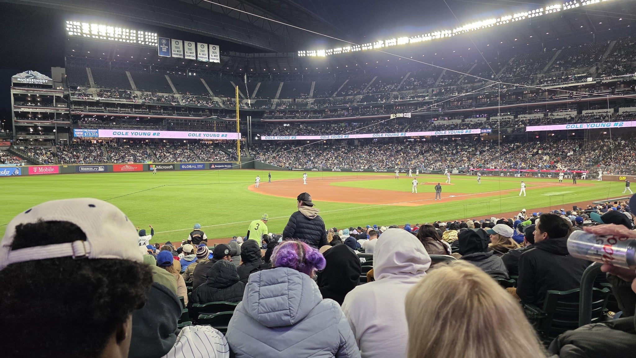 Real Fan View taken from Section 144 at T-Mobile Park by Robert M