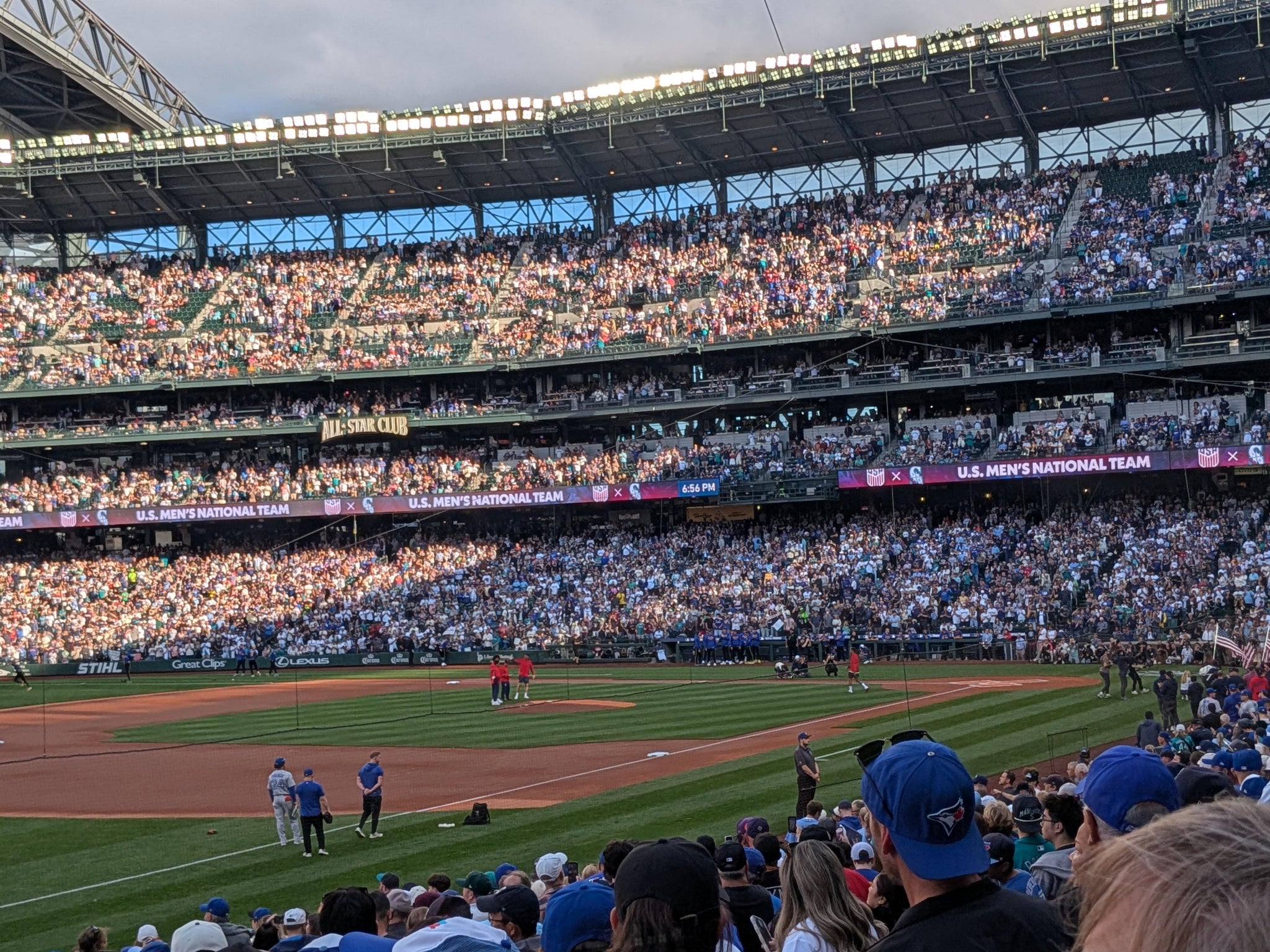 Real Fan View taken from Section 144 at T-Mobile Park by Rabeena H