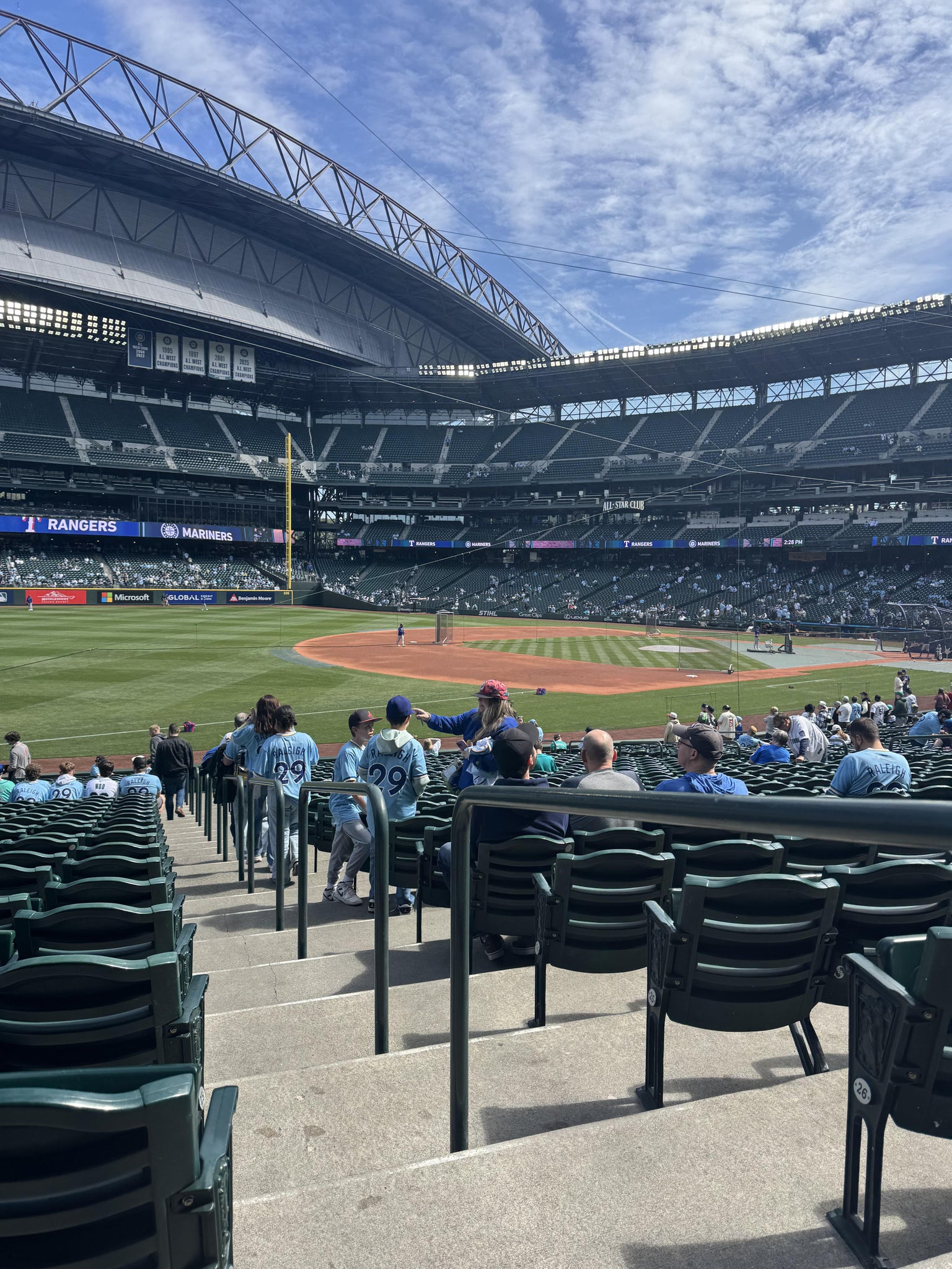 Real Fan View taken from Section 144 at T-Mobile Park by Anonymous User
