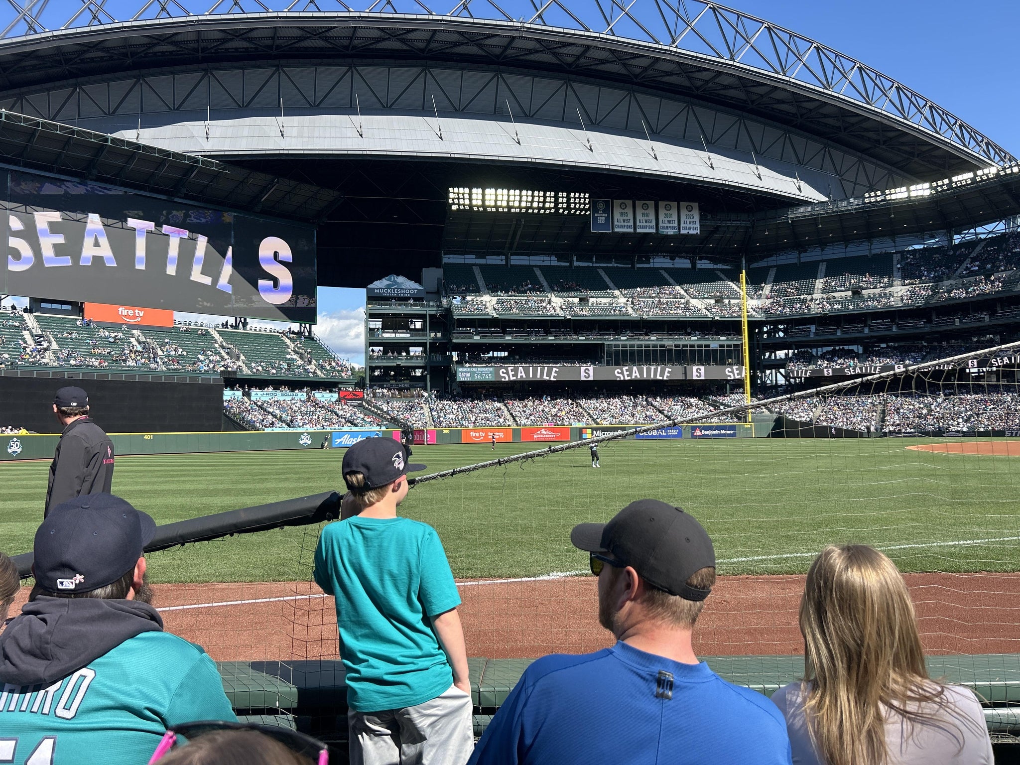 Real Fan View taken from Section 146 at T-Mobile Park by Rachel J