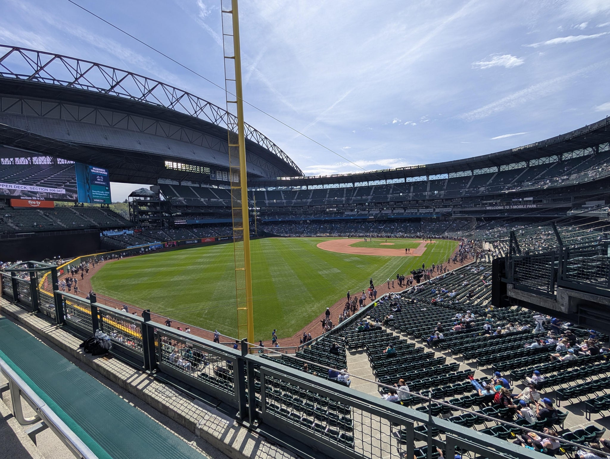 Real Fan View taken from Section 180 at T-Mobile Park by Rob G