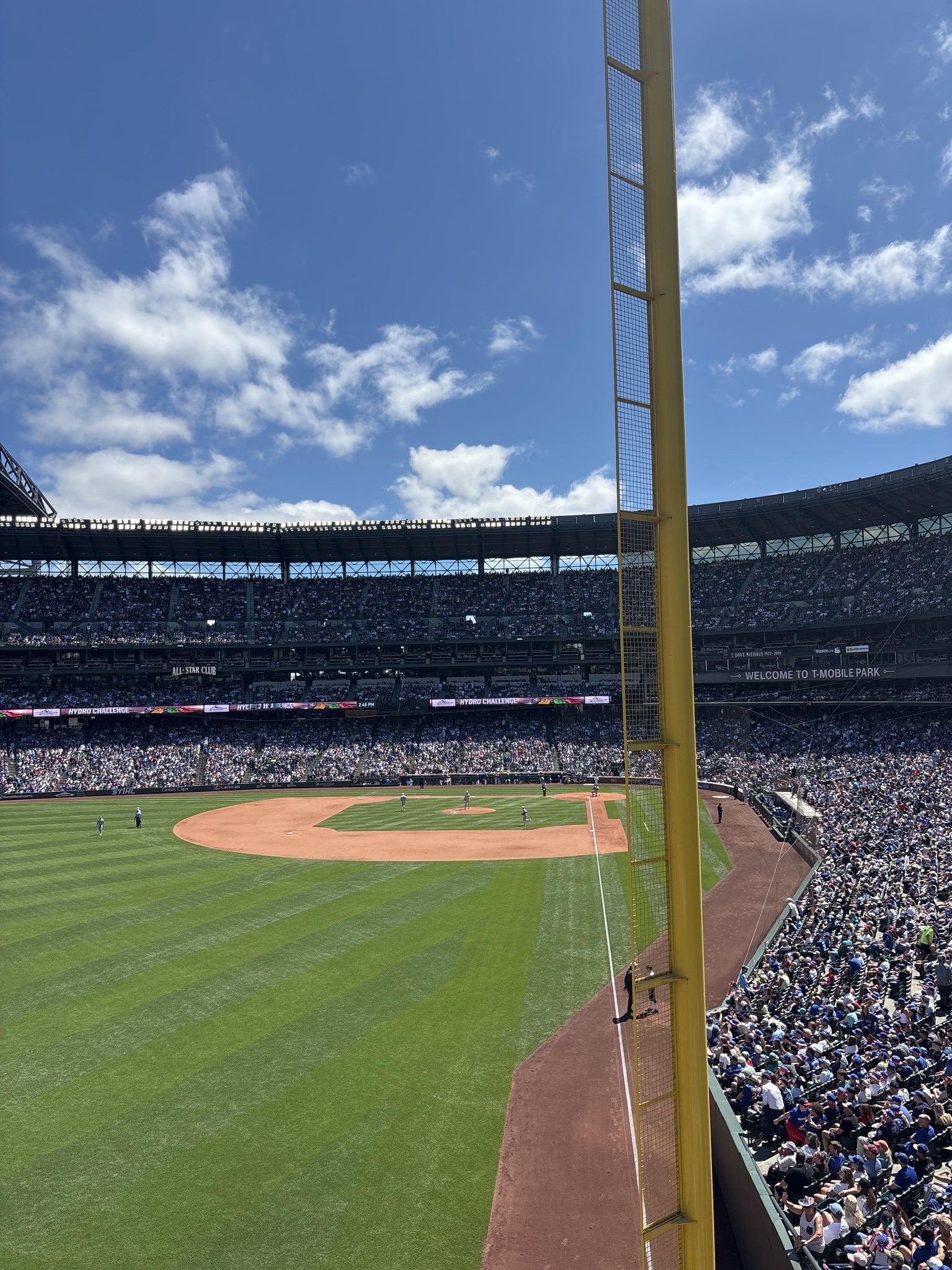Real Fan View taken from Section 181 at T-Mobile Park by Mason W
