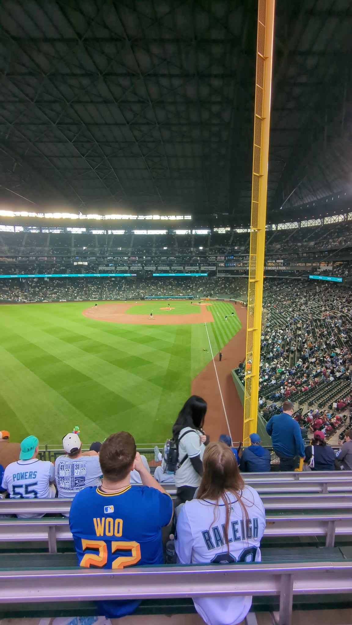 Real Fan View taken from Section 181 at T-Mobile Park by Joel R