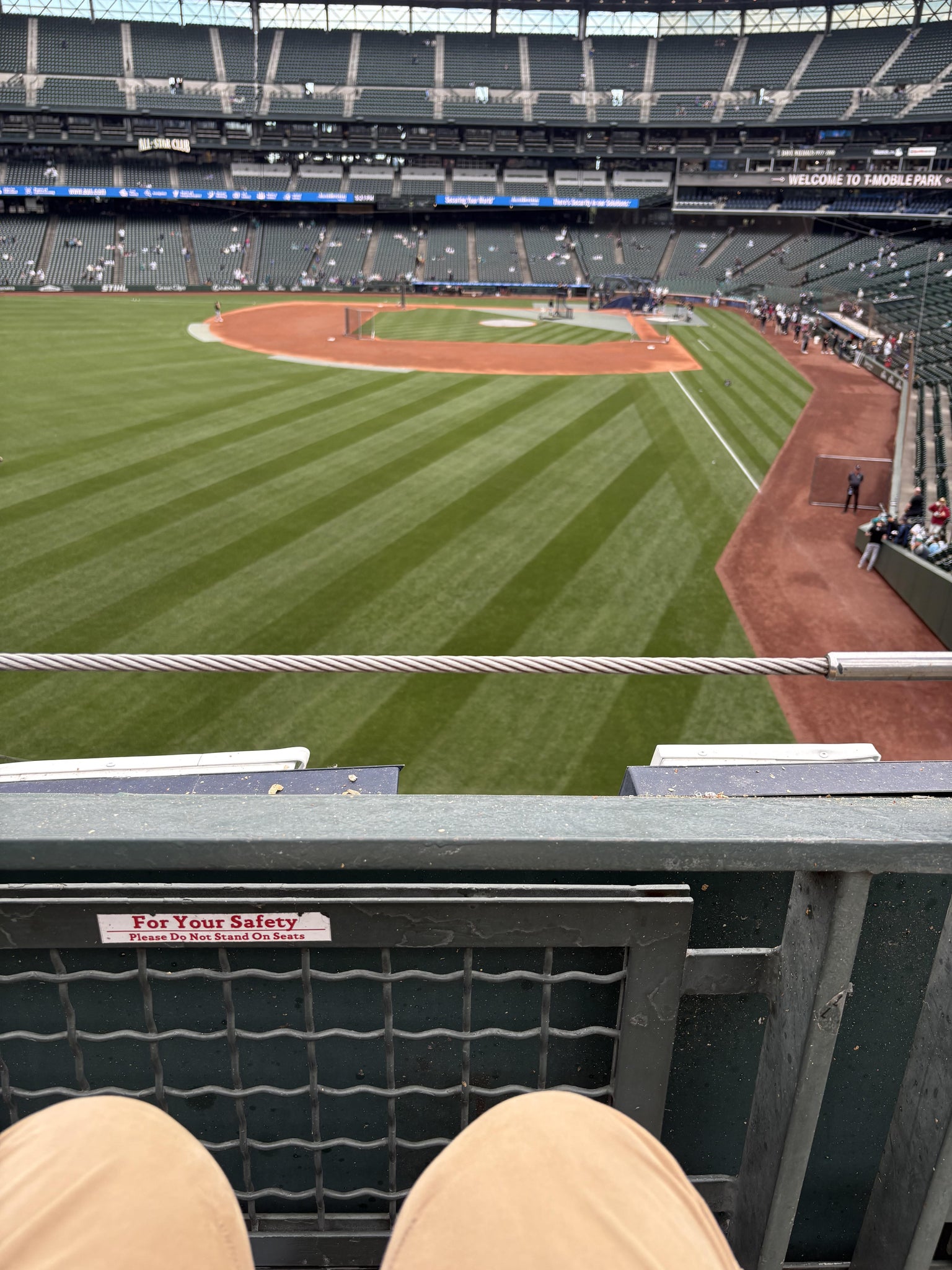 Real Fan View taken from Section 184 at T-Mobile Park by Karen C