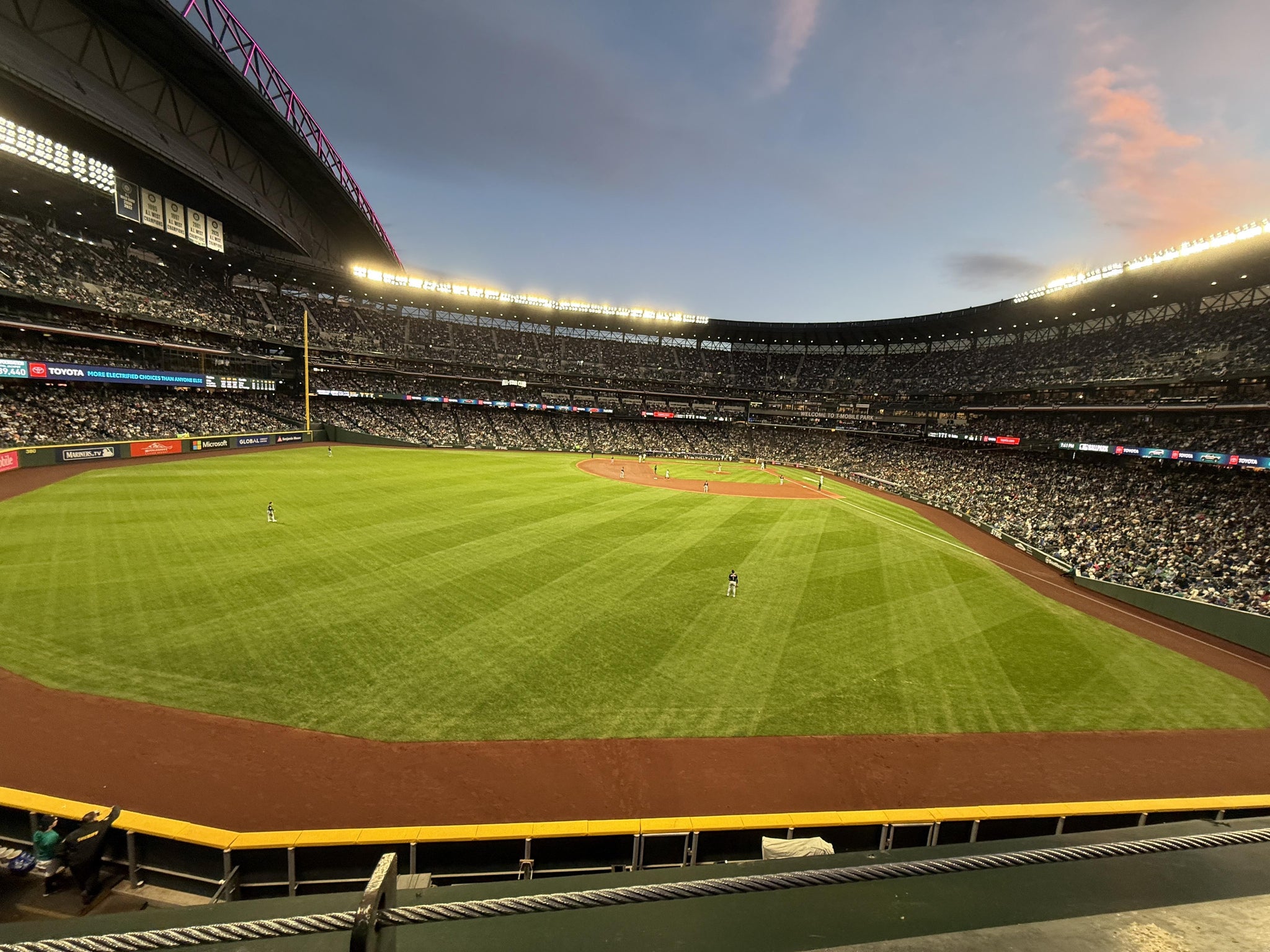 Real Fan View taken from Section 184 at T-Mobile Park by Kellyn A