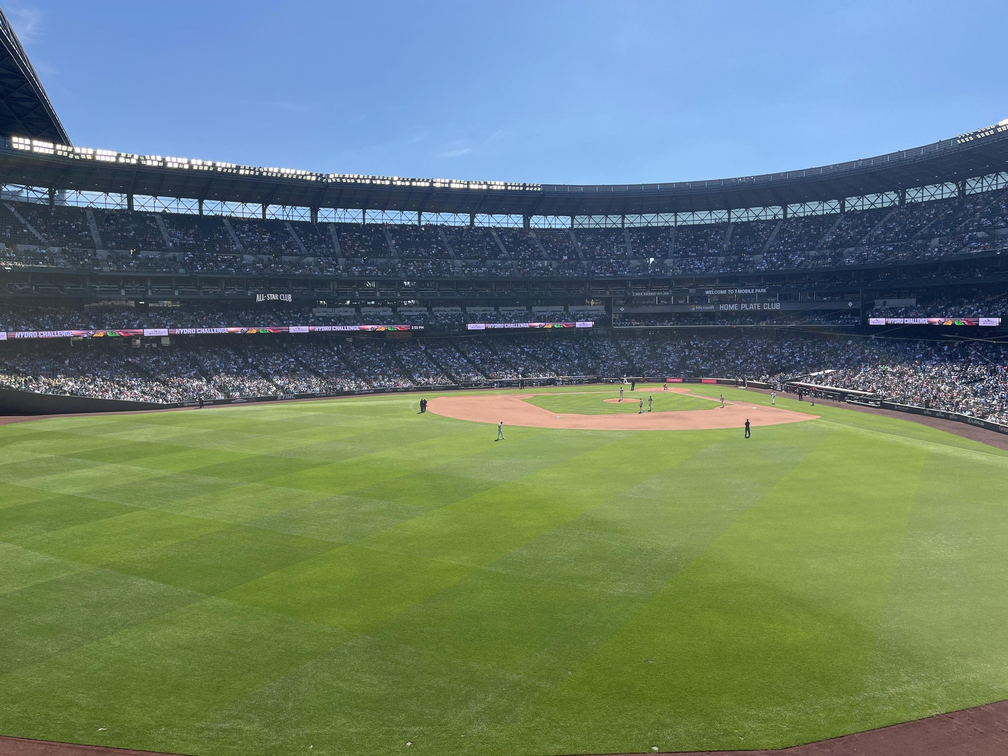 Real Fan View taken from Section 185 at T-Mobile Park by Allison W