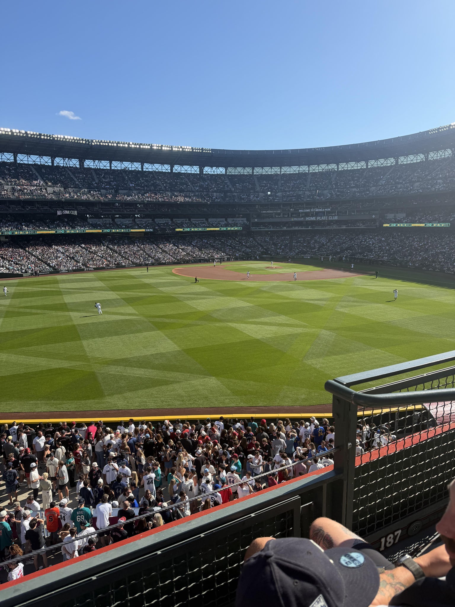 Real Fan View taken from Section 187 at T-Mobile Park by Christina W