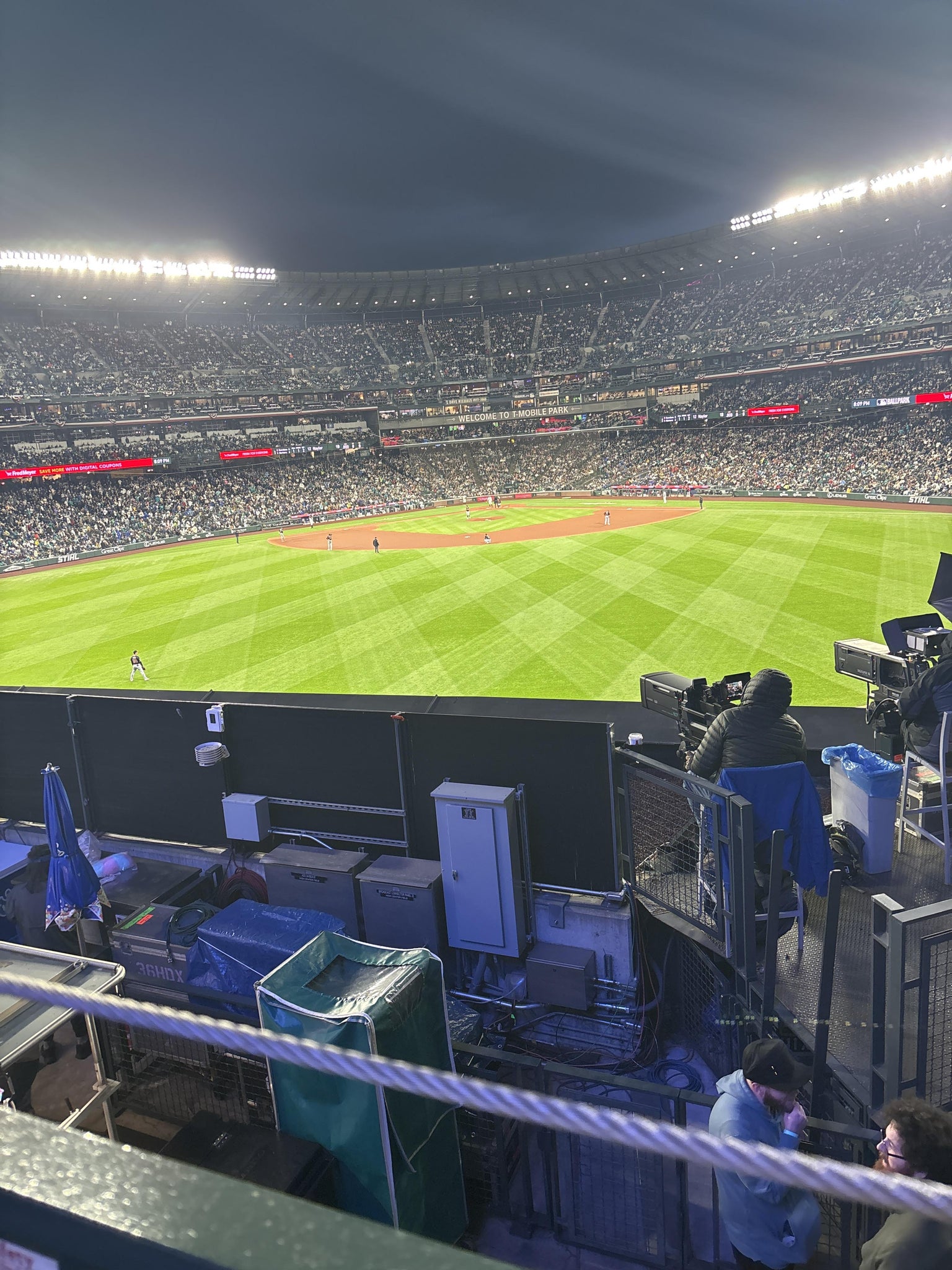 Real Fan View taken from Section 190 at T-Mobile Park by Grace S