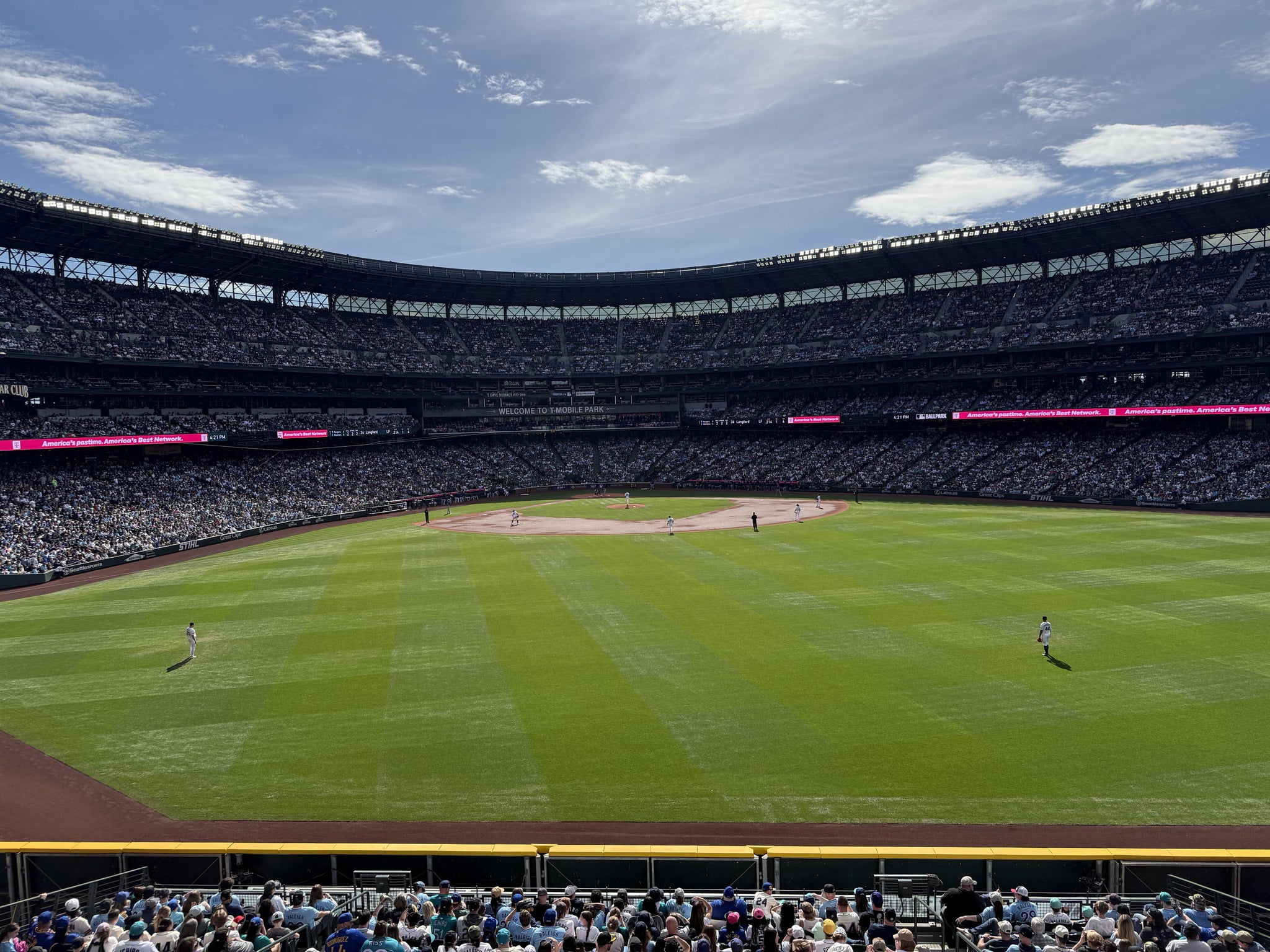 Real Fan View taken from Section 194 at T-Mobile Park by Kellyn A