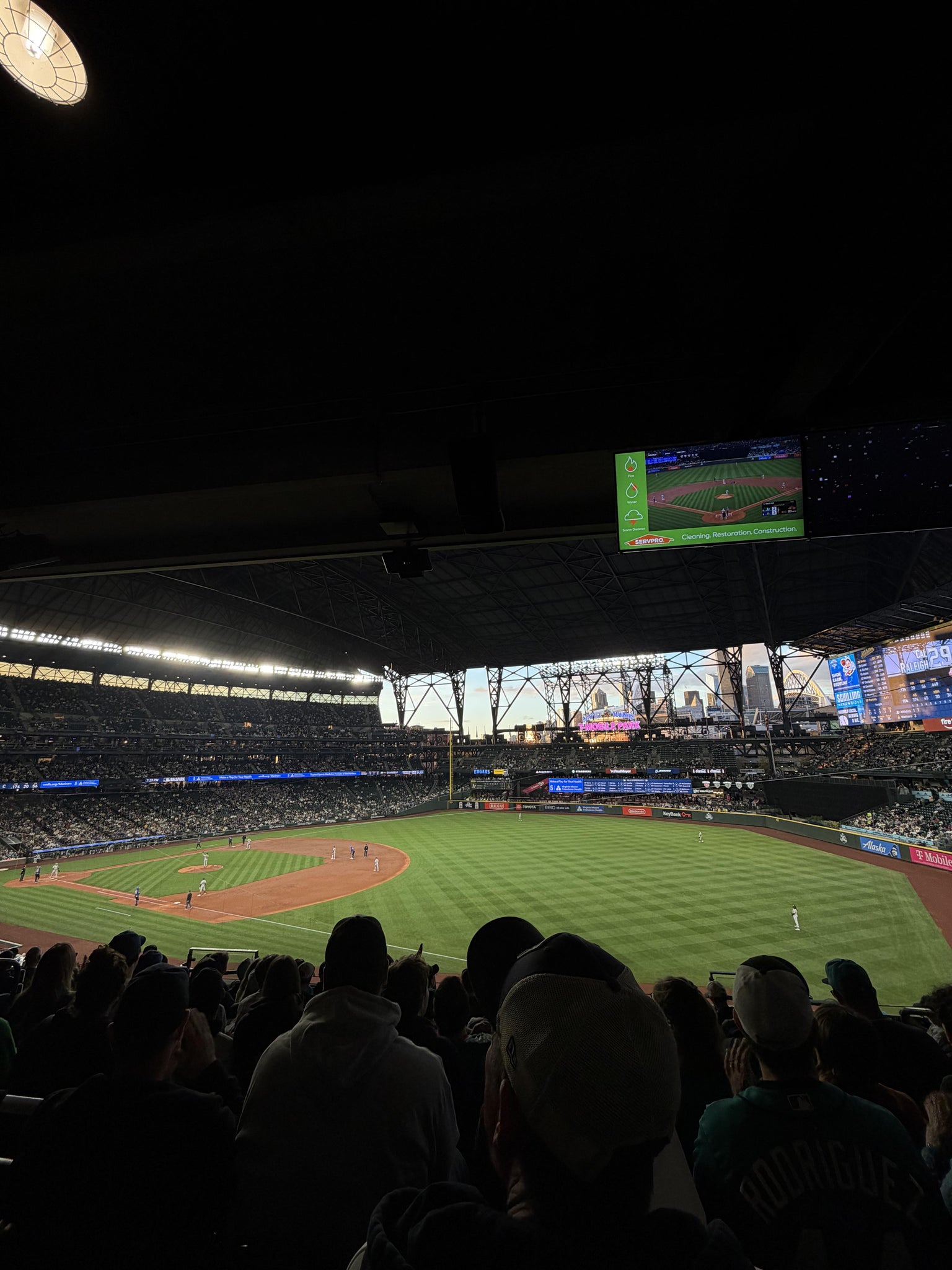 Real Fan View taken from Section 215 at T-Mobile Park by Yolanda A