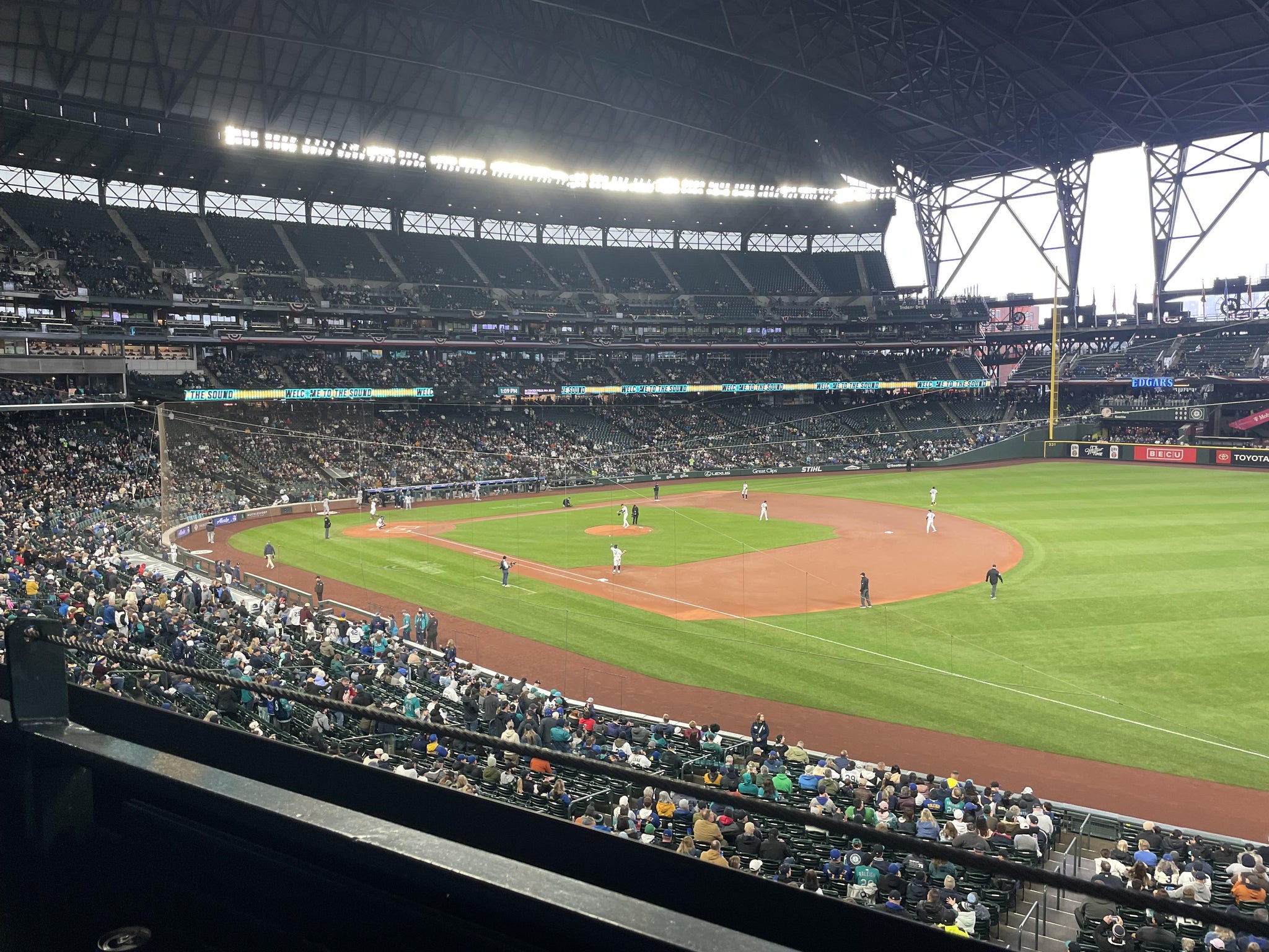 Real Fan View taken from Section 216 at T-Mobile Park by Patrick F
