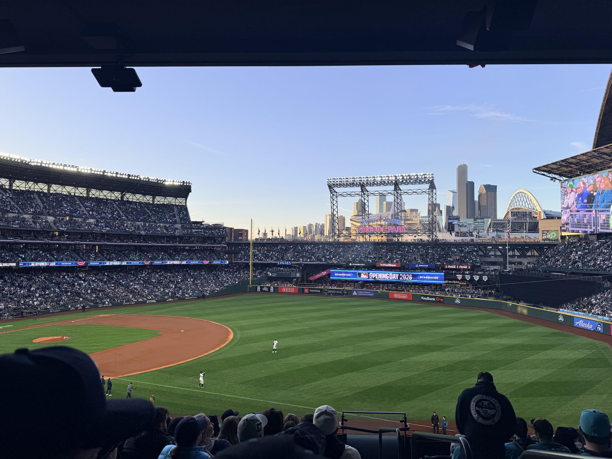 Real Fan View taken from Section 216 at T-Mobile Park by Adrienne D