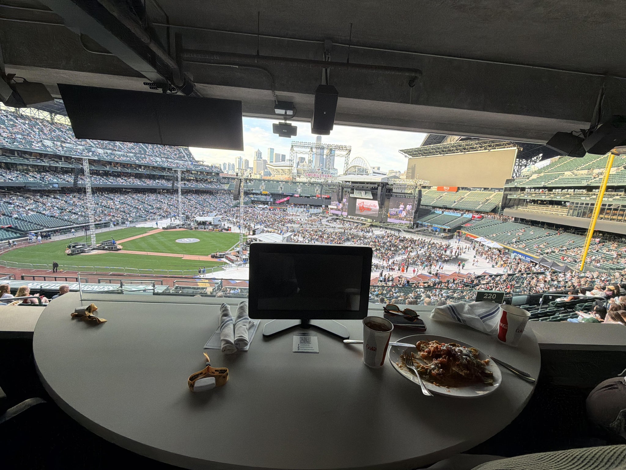 Real Fan View taken from 220 Table 3 at T-Mobile Park by Sammy A
