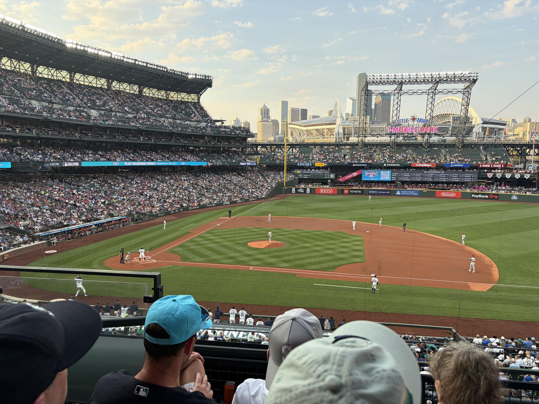 Real Fan View taken from Section 222 at T-Mobile Park by Matt B