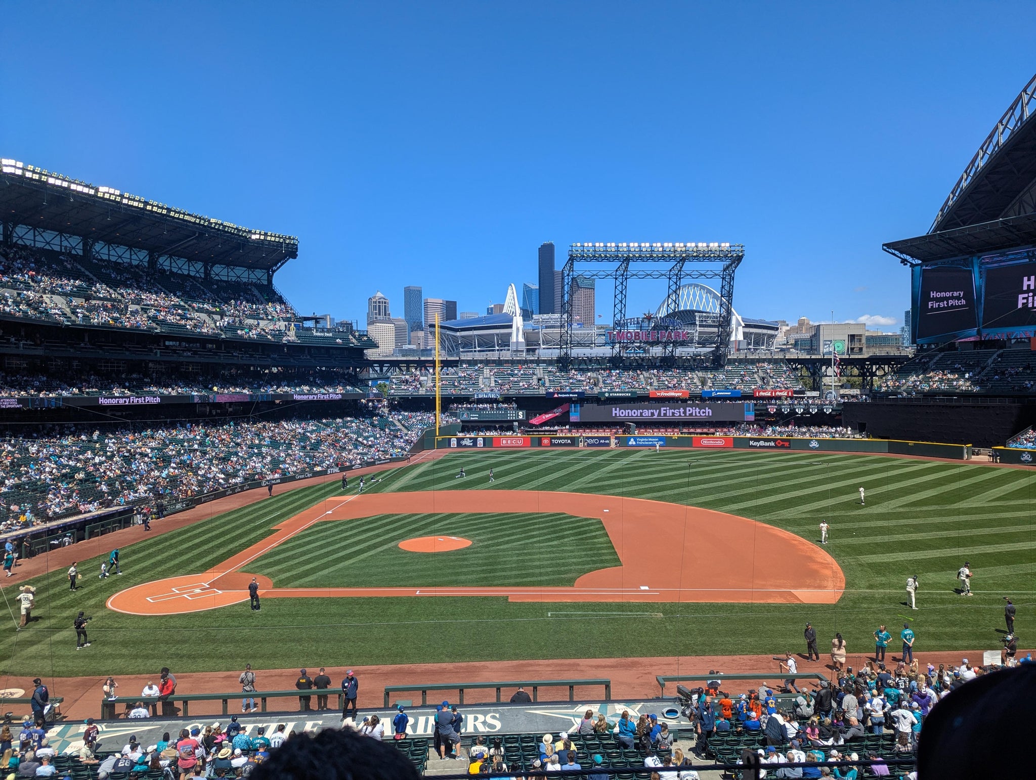 Real Fan View taken from Section 223 at T-Mobile Park by Adam M