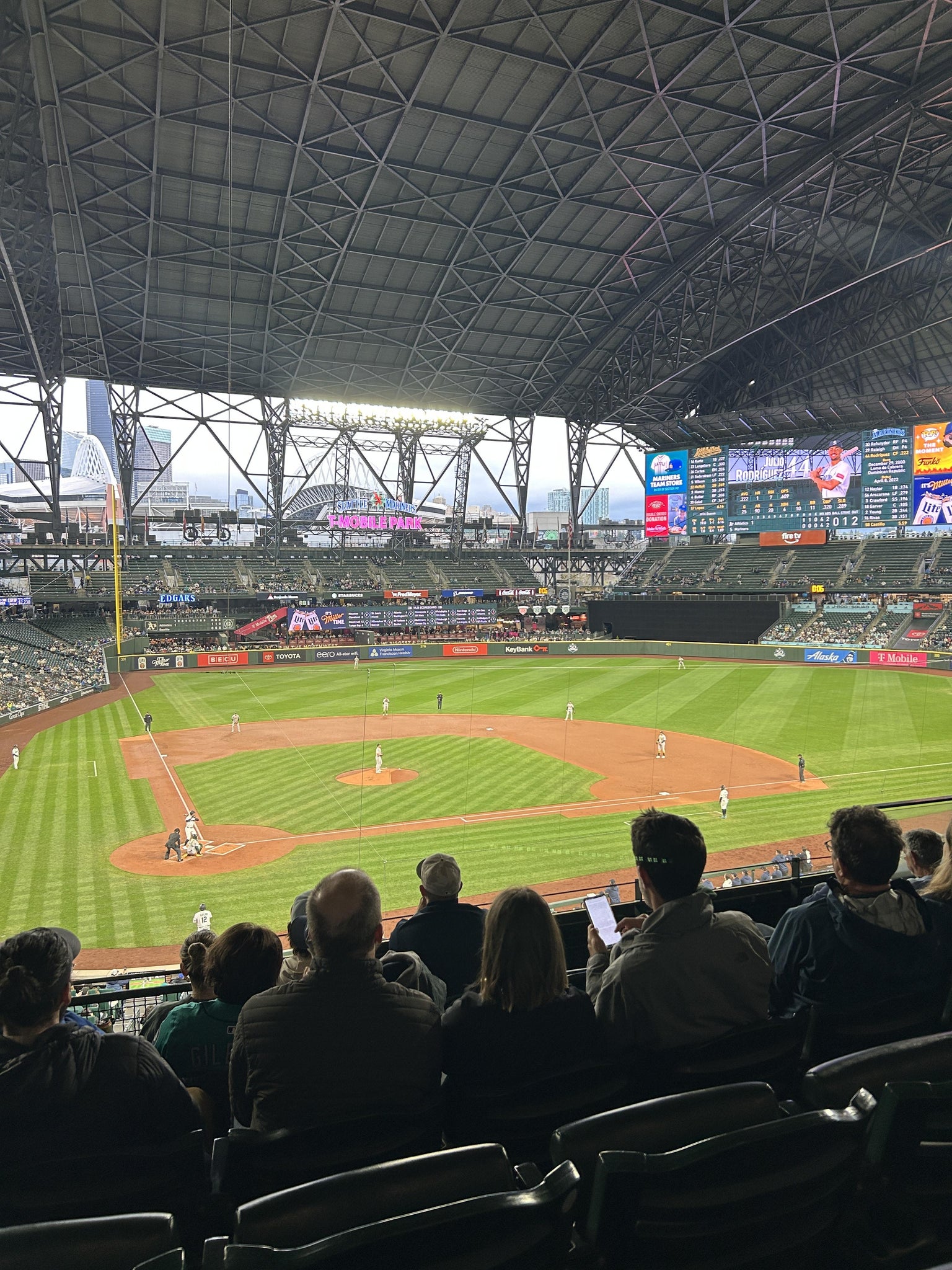 Real Fan View taken from Section 227 at T-Mobile Park by Carson D