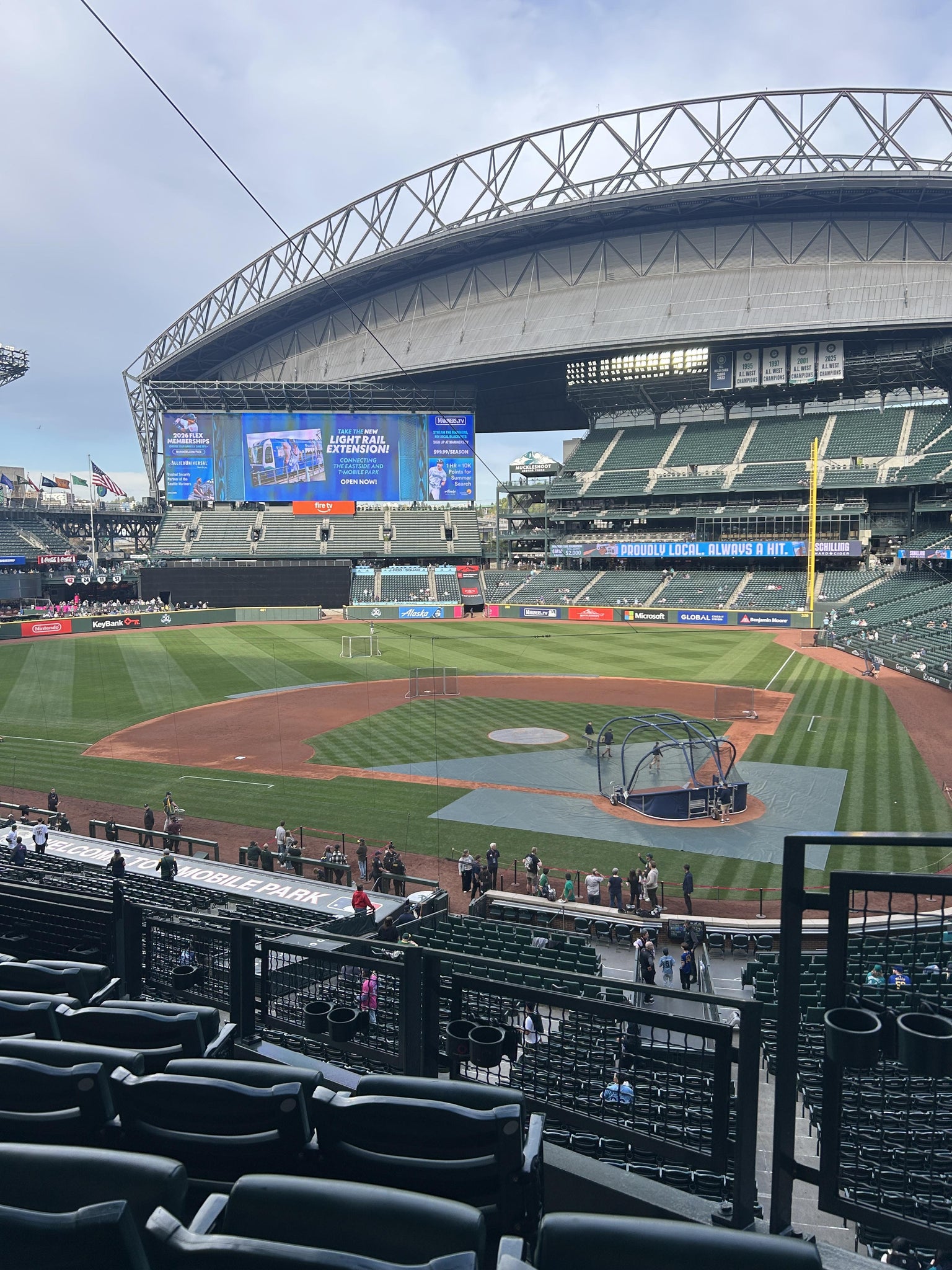 Real Fan View taken from Section 233 at T-Mobile Park by Carson D