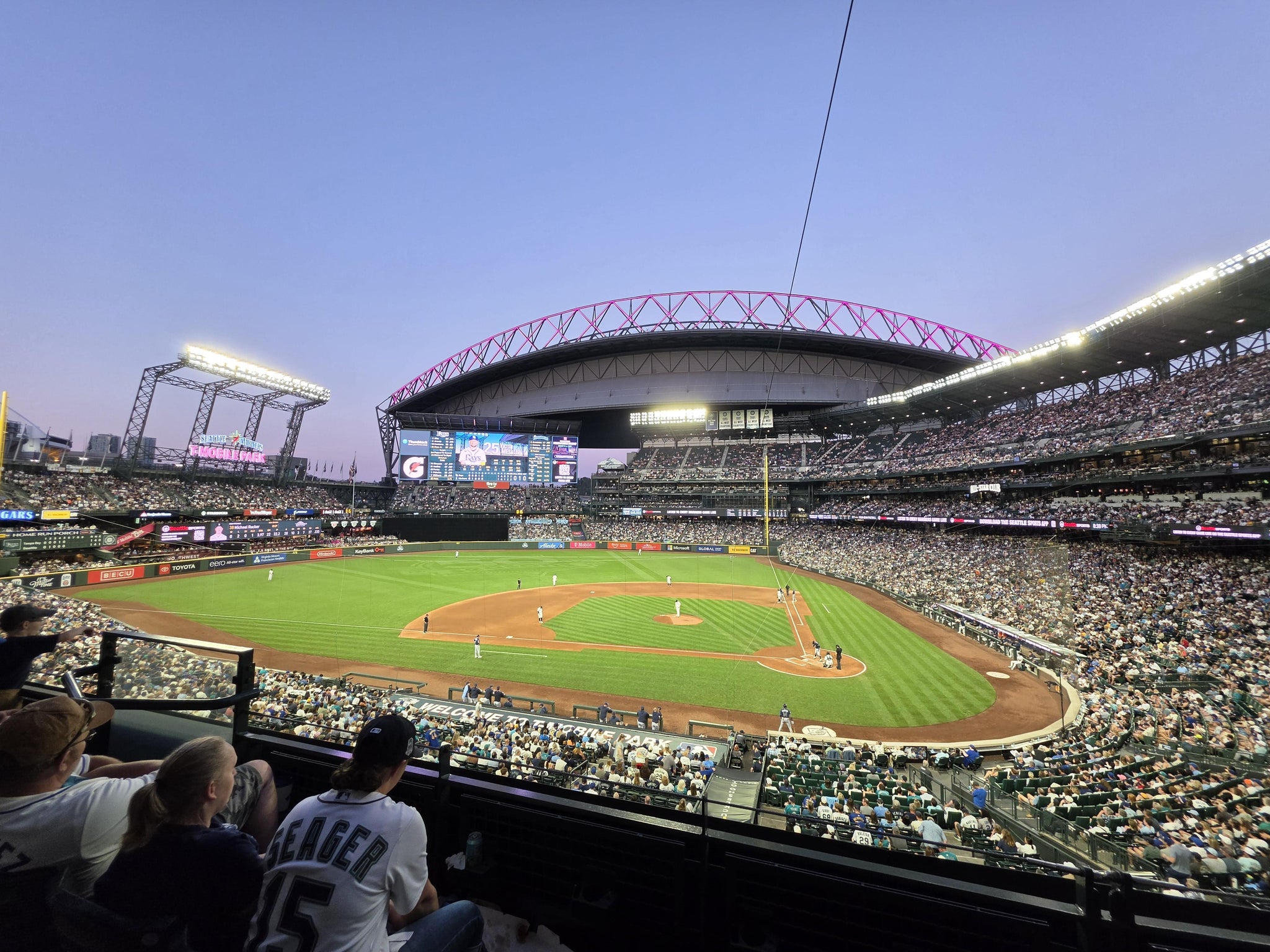 Real Fan View taken from Section 234 at T-Mobile Park by Gary S