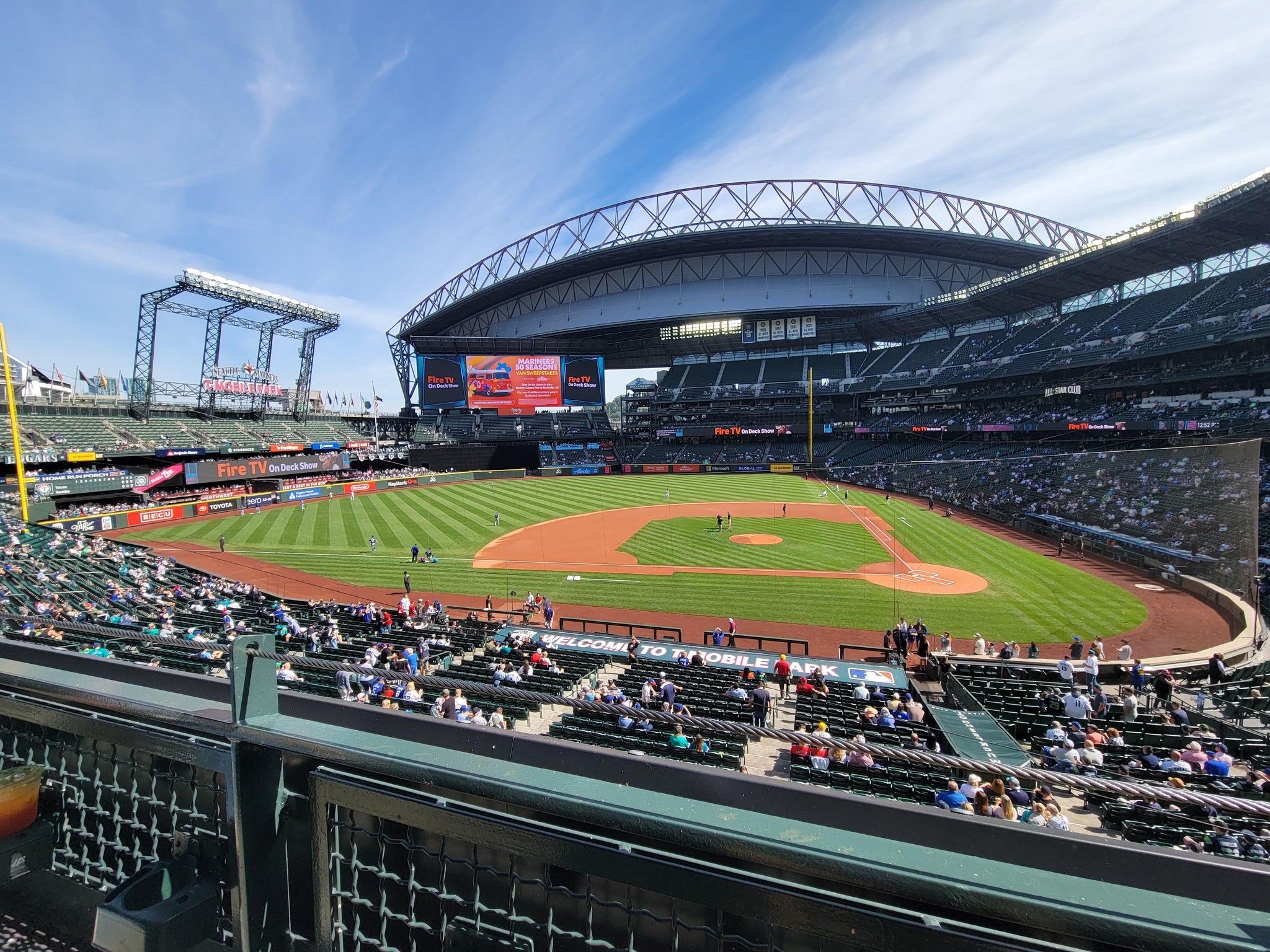 Real Fan View taken from Section 236 at T-Mobile Park by Brian T