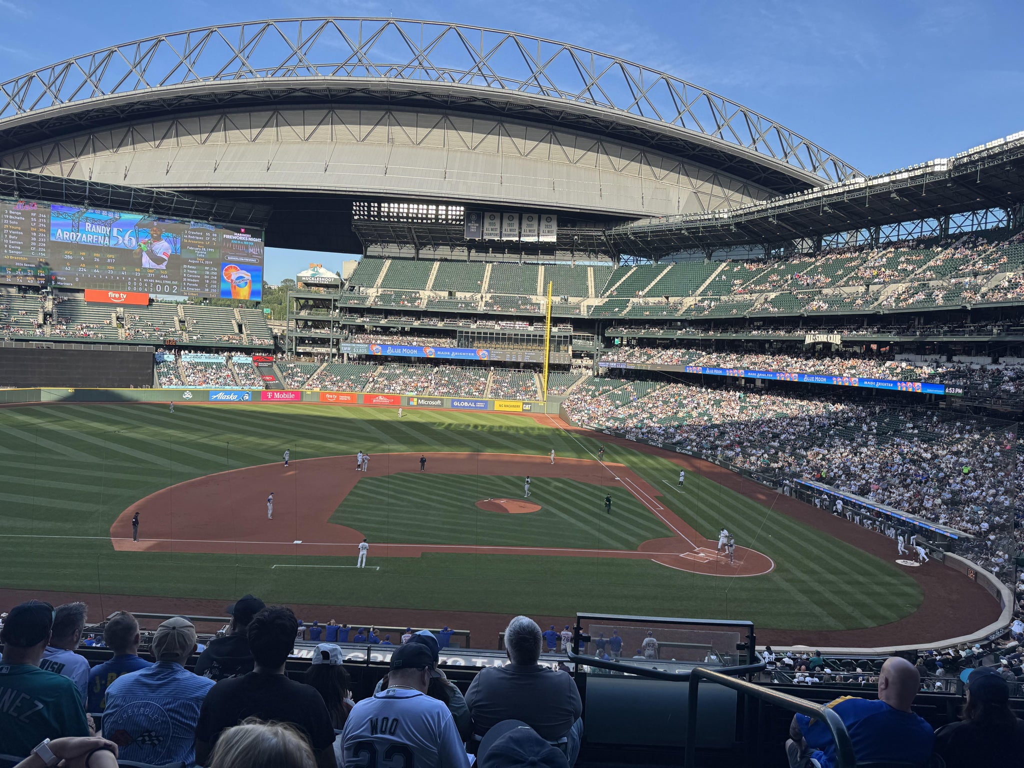 Real Fan View taken from Section 236 at T-Mobile Park by Todd D
