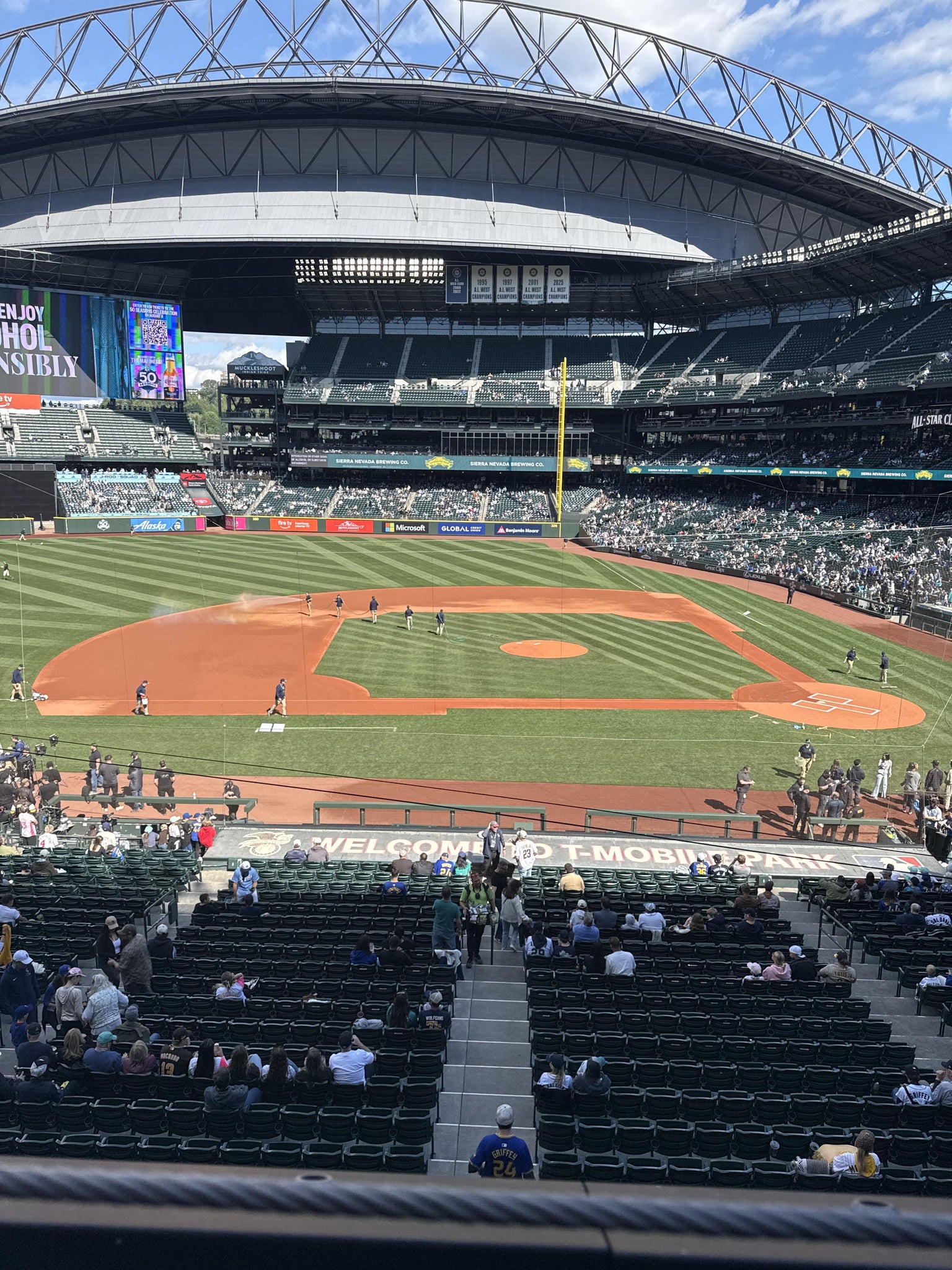 Real Fan View taken from Section 237 at T-Mobile Park by Joseph B