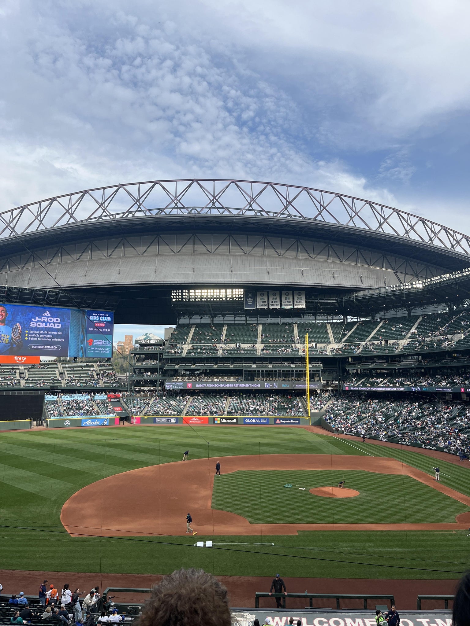 Real Fan View taken from Section 238 at T-Mobile Park by Daphne G