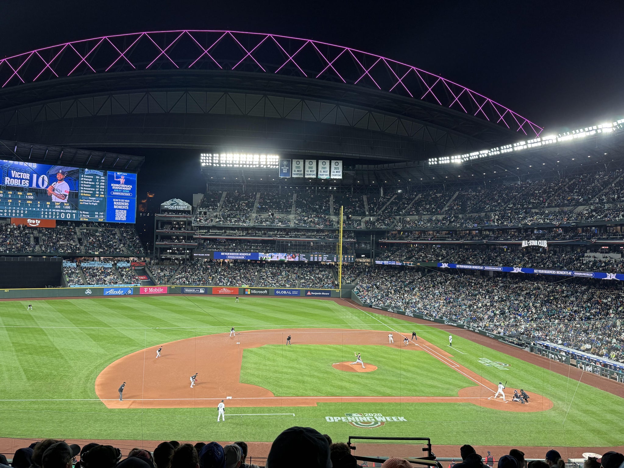 Real Fan View taken from Section 238 at T-Mobile Park by Emily S