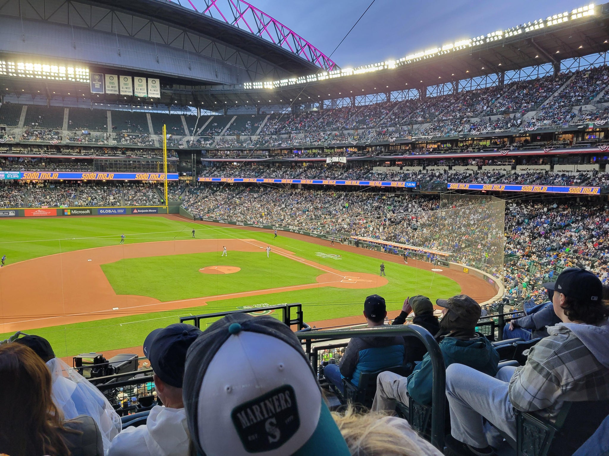 Real Fan View taken from Section 239 at T-Mobile Park by Karen L